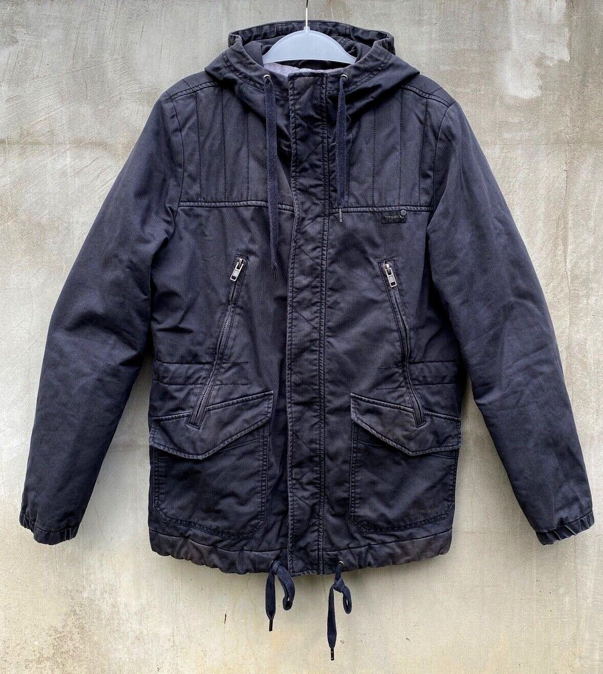 Diesel DIESEL BLACK COTTON PARKA WITH HOOD SIZE L Size US L / EU 52-54 / 3 - 1 Thumbnail