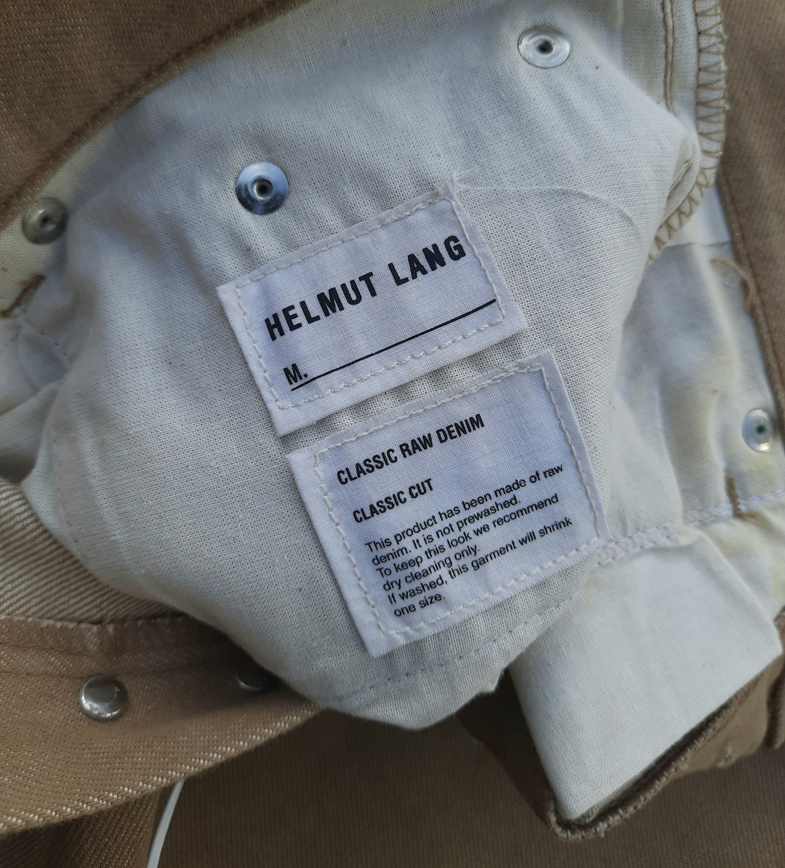 Helmut Lang Helmut Lang 00's Classic Raw Denim Size US 33 - 4 Thumbnail