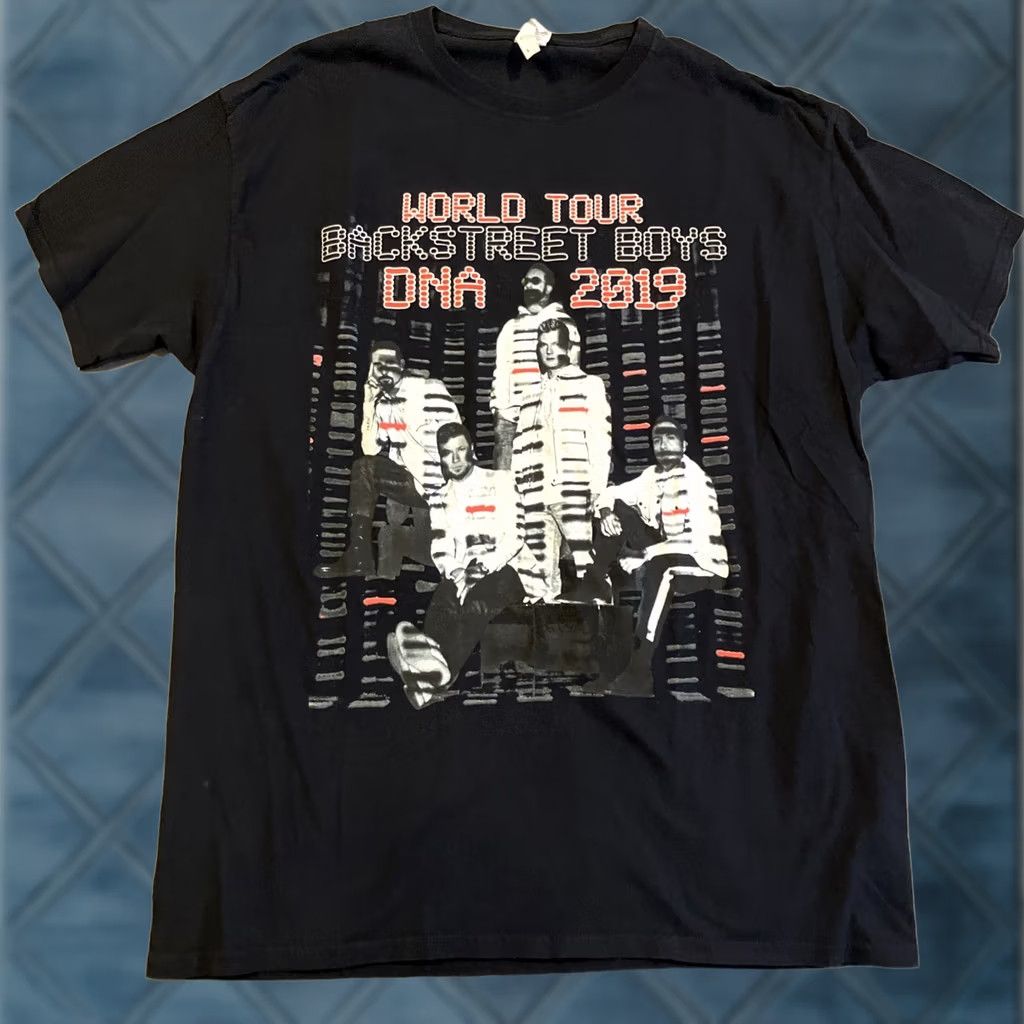 Fruit Of The Loom Backstreet Boys 2019 DNA World Tour Double Sided Concert T Shirt L NWOT Size US L / EU 52-54 / 3 - 1 Thumbnail