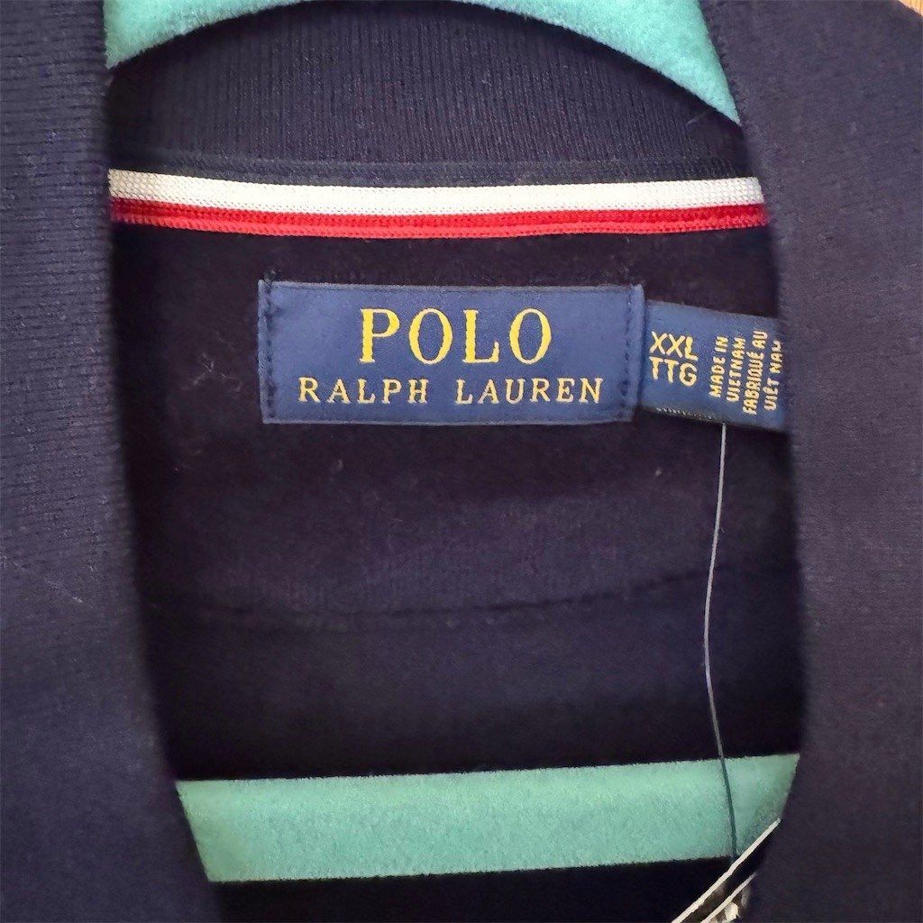 Polo Ralph Lauren Polo Ralph Lauren Track Jacket Mens 2XL Navy Blue Full Zip Size US XXL / EU 58 / 5 - 4 Thumbnail