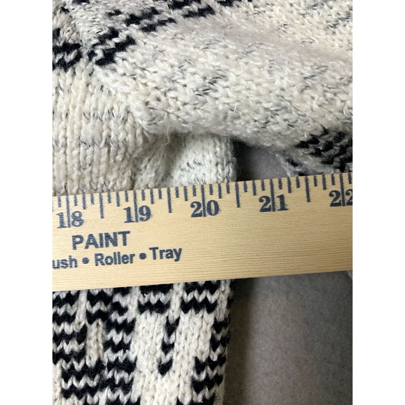 Vintage Cupcakes & Cashmere Sweater Woman M Gray Open Front Shawl Cardigan Size M / US 6-8 / IT 42-44 - 6 Thumbnail