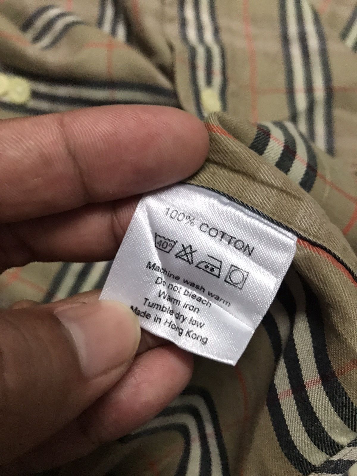 Burberry Vintage Burberry Nova Check Buttons Up Shirt Size US L / EU 52-54 / 3 - 7 Thumbnail