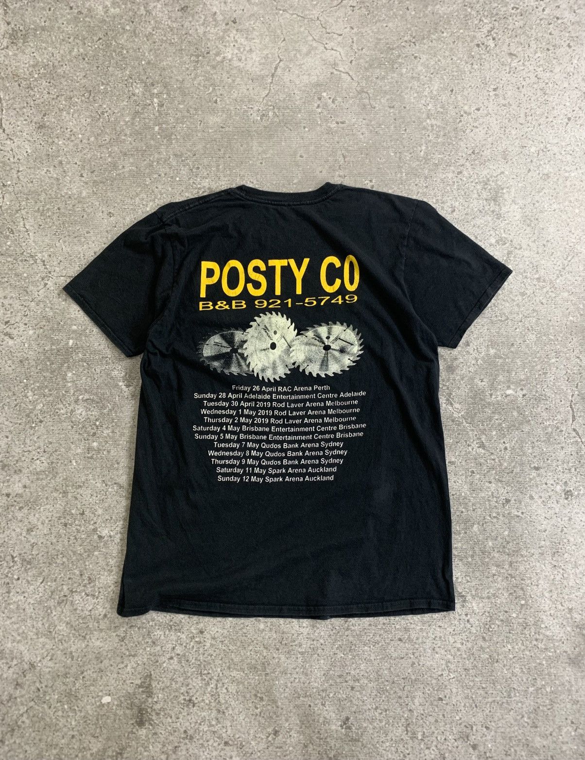Rap Tees Post malone Tour Tshirt Size US M / EU 48-50 / 2 - 3 Thumbnail