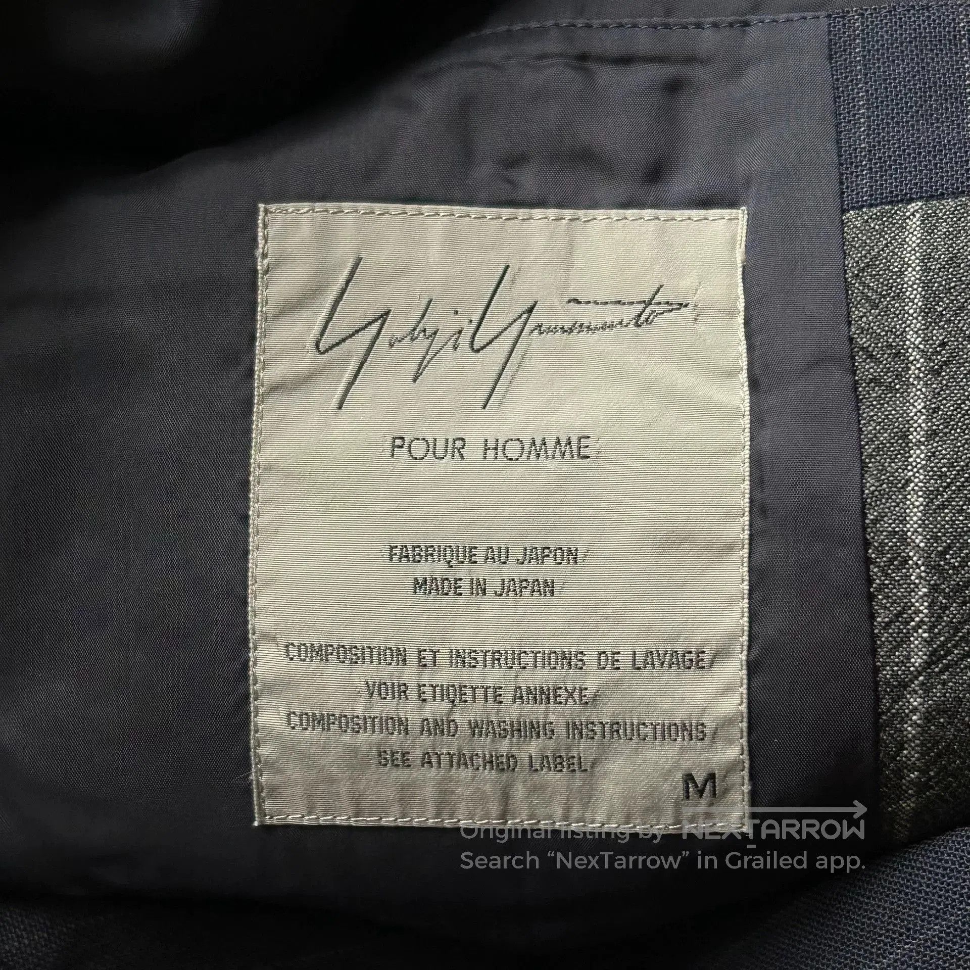Yohji Yamamoto yohji yamamoto striped wool suit jacket. Size US M / EU 48-50 / 2 - 6 Thumbnail