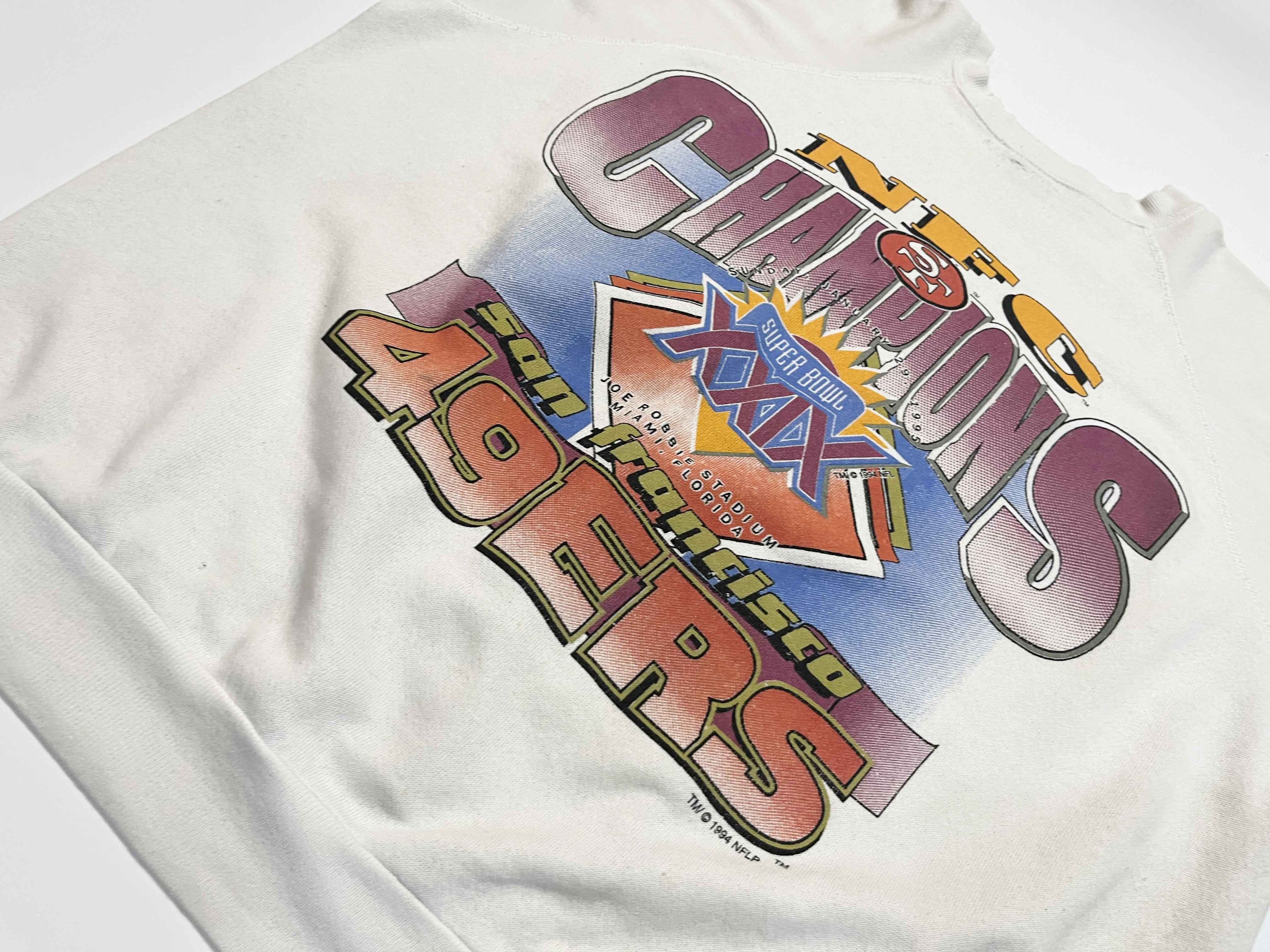 Tultex Vintage NFL 1994 San Francisco 49ers Crewneck Sweatshirt Size US XL / EU 56 / 4 - 5 Thumbnail