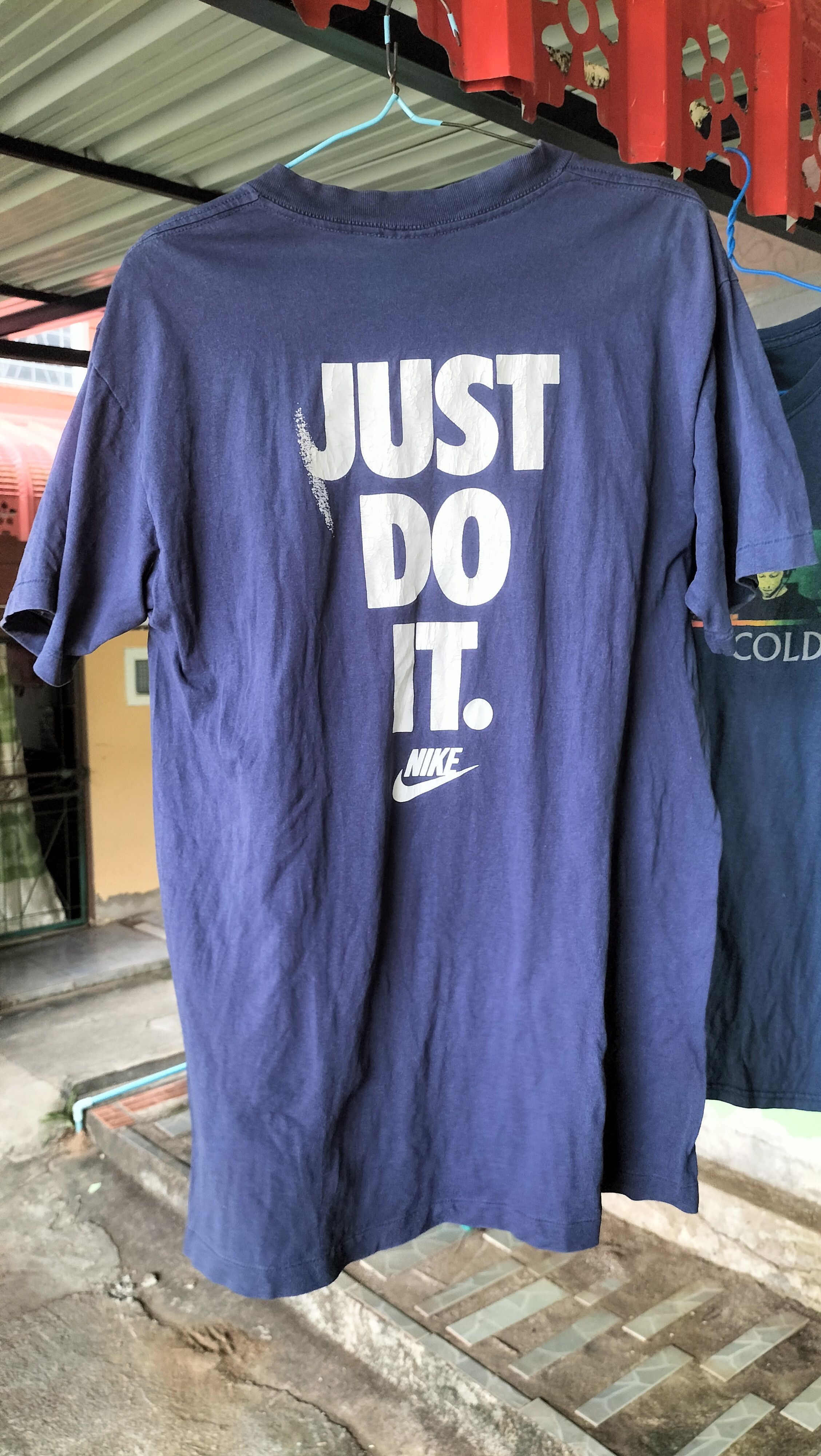 Nike × Vintage Vintage 90s Nike Just Do It Jordan Single Stitch USA Size US M / EU 48-50 / 2 - 2 Thumbnail