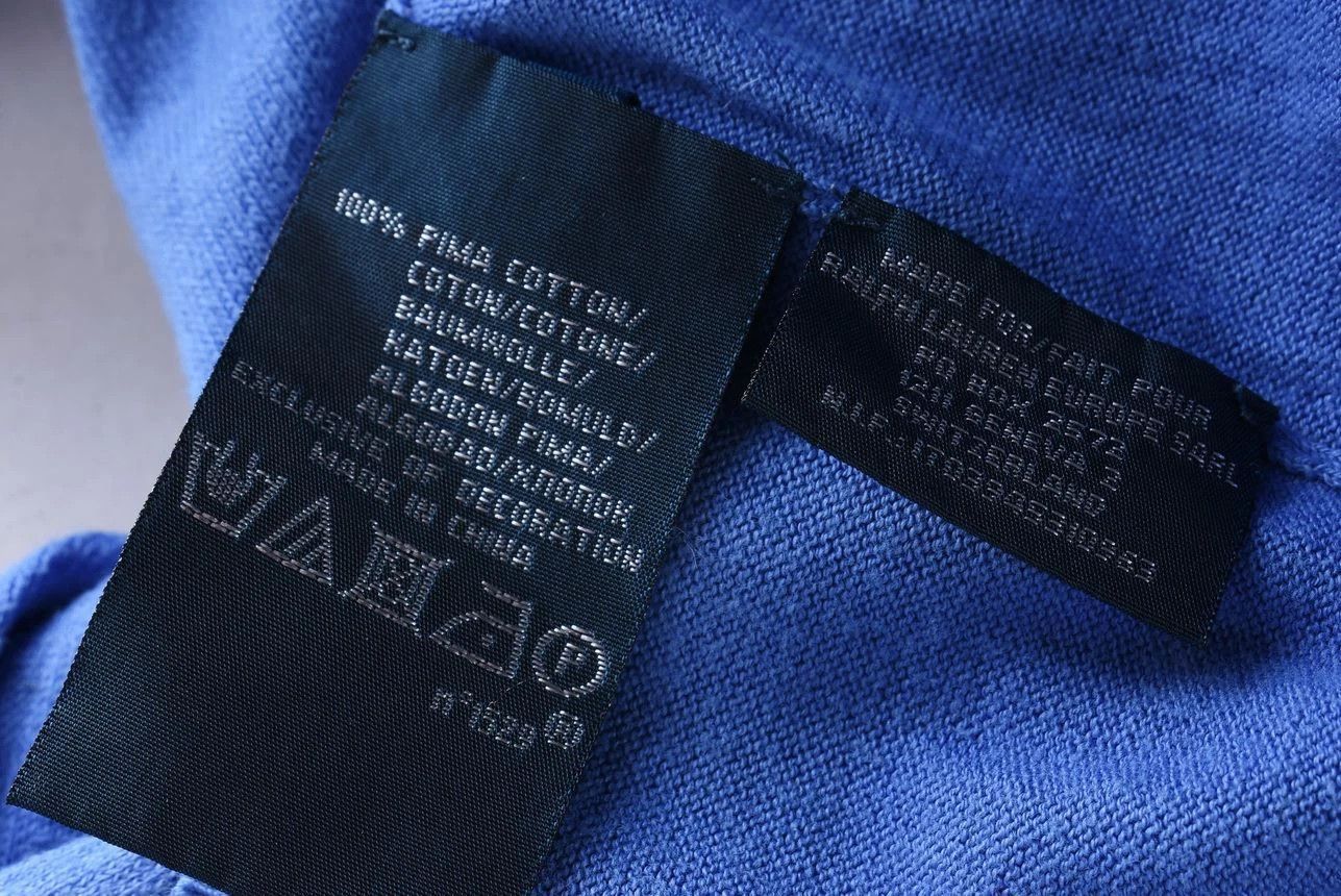 Polo Ralph Lauren Polo Ralph Lauren V-Neck Slim Fit Pima Cotton Sweater Size US M / EU 48-50 / 2 - 5 Thumbnail