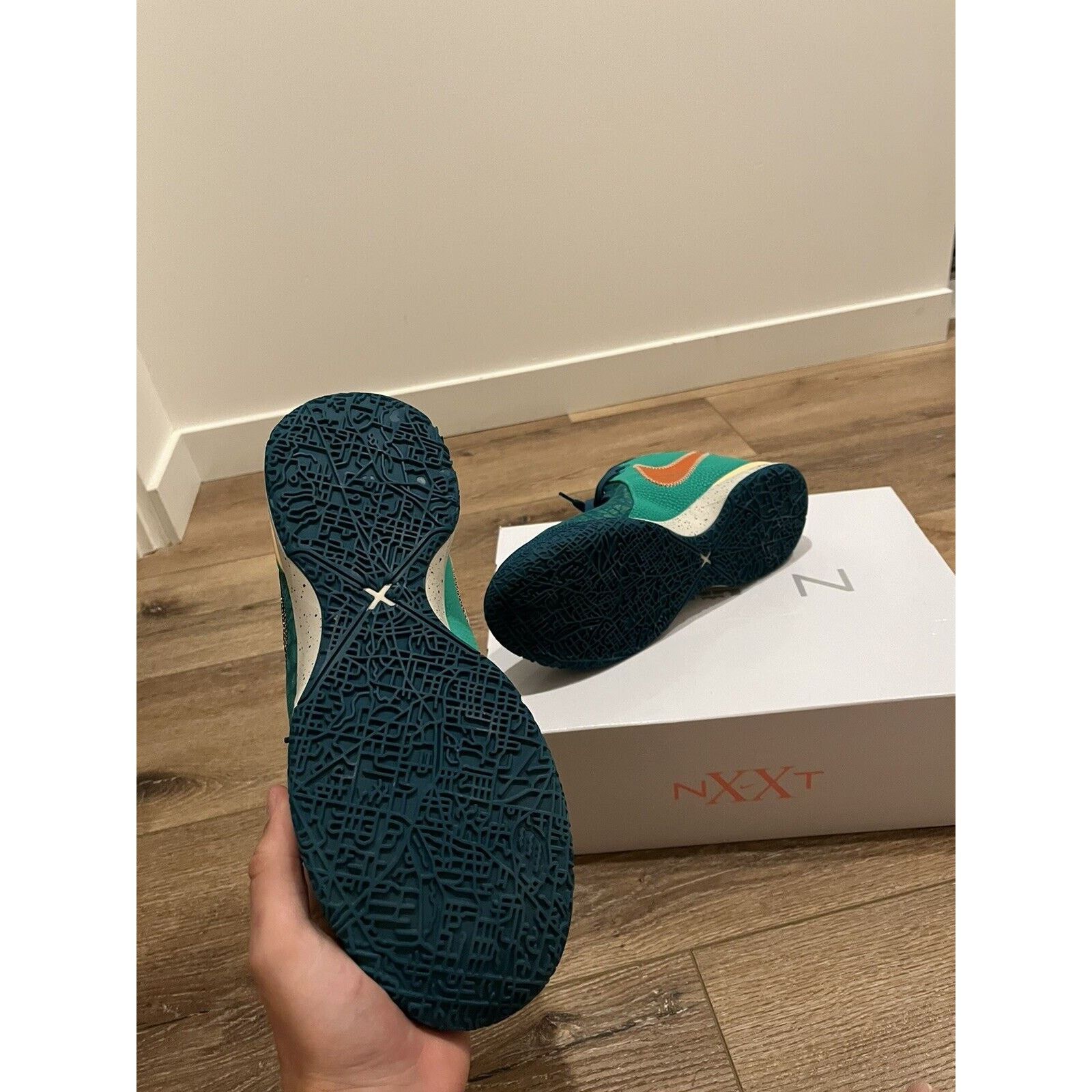 Nike Size 11.5 - Nike Zoom LeBron NXXT Gen Geode Teal Basketball Size US 11.5 / EU 44-45 - 3 Thumbnail