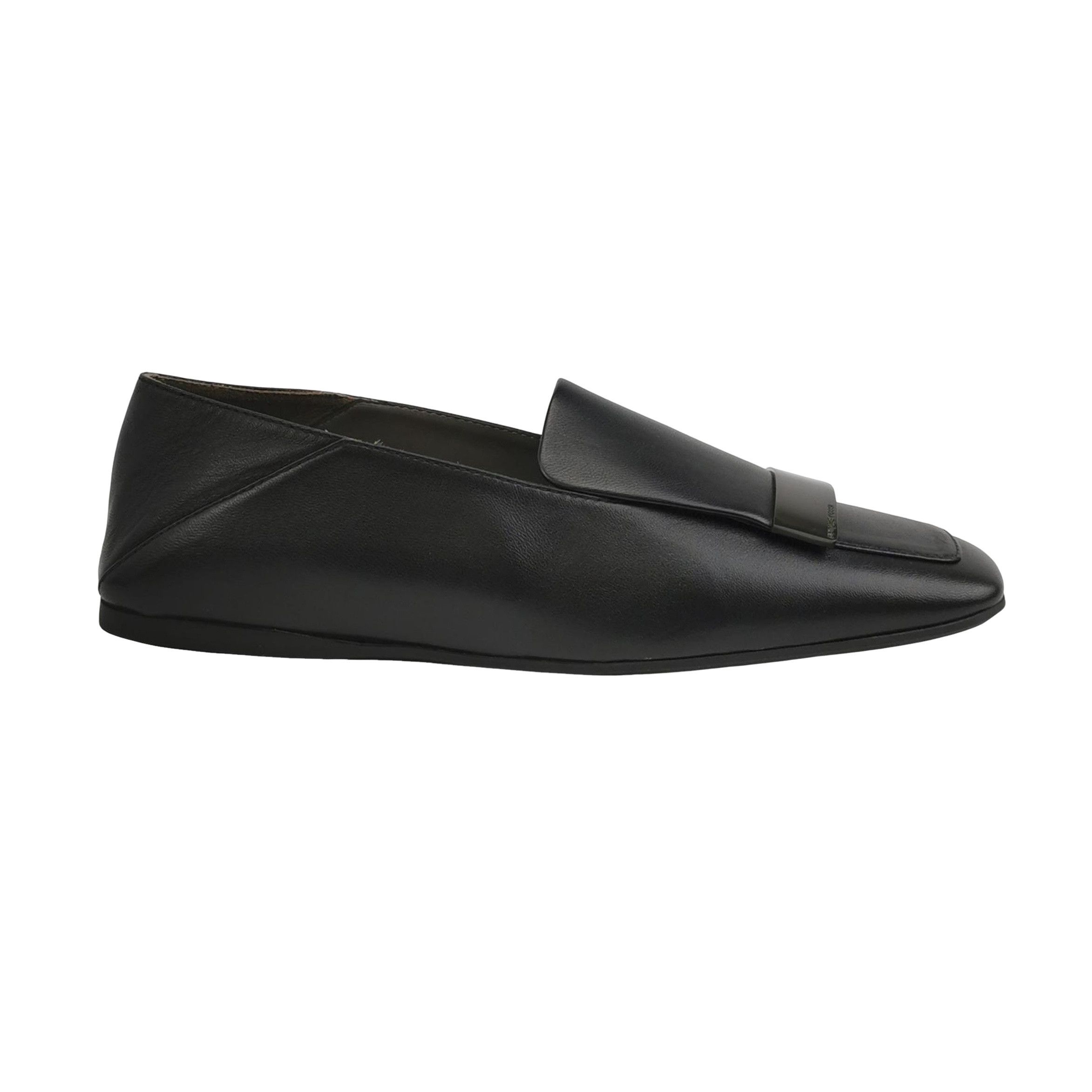 Sergio Rossi Sergio Rossi Square Toe Leather Flats 40.5 Size US 10.5 / IT 40.5 - 1 Thumbnail
