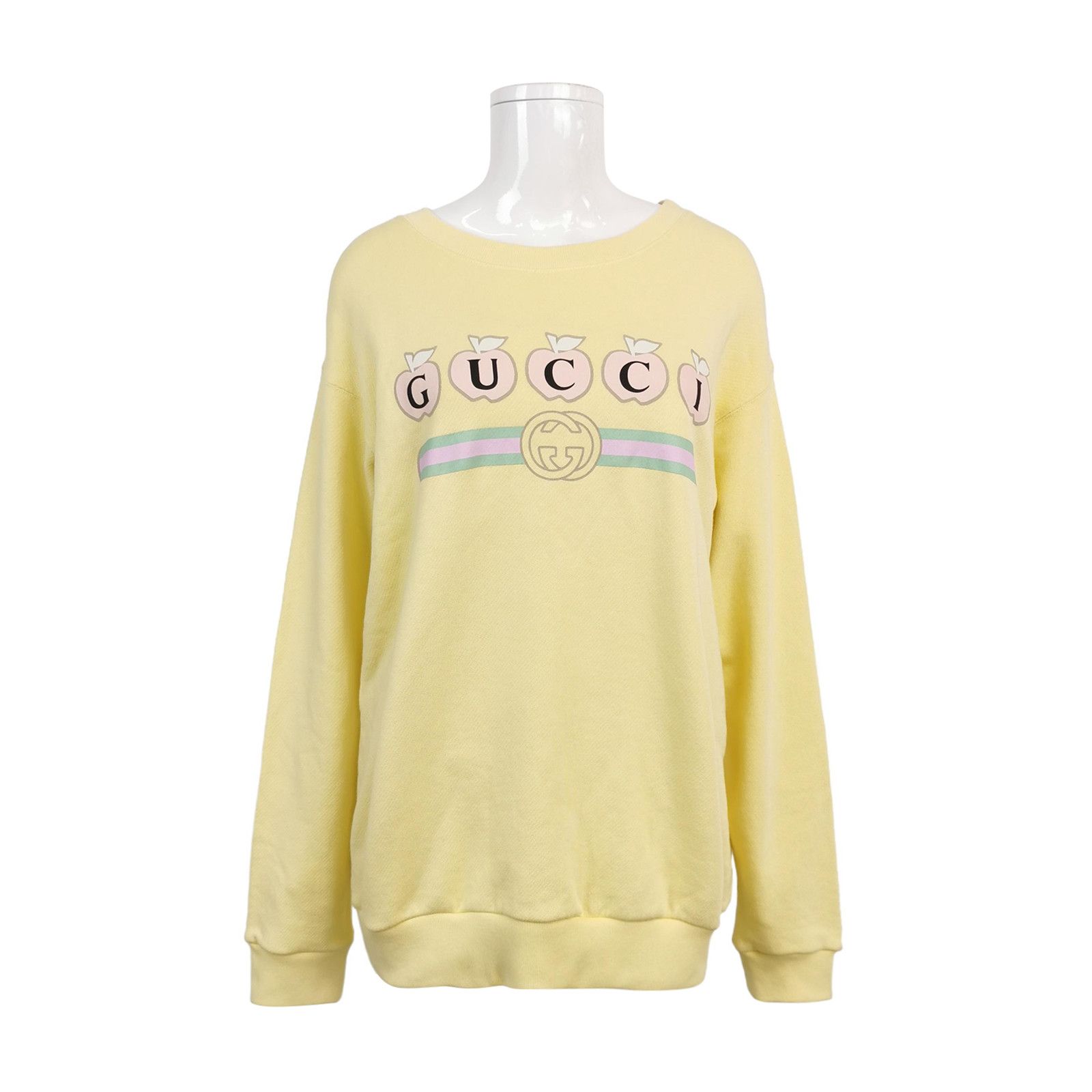 Gucci Gucci Apple Logo Sweatshirt Size M Size US M / EU 48-50 / 2 - 1 Thumbnail