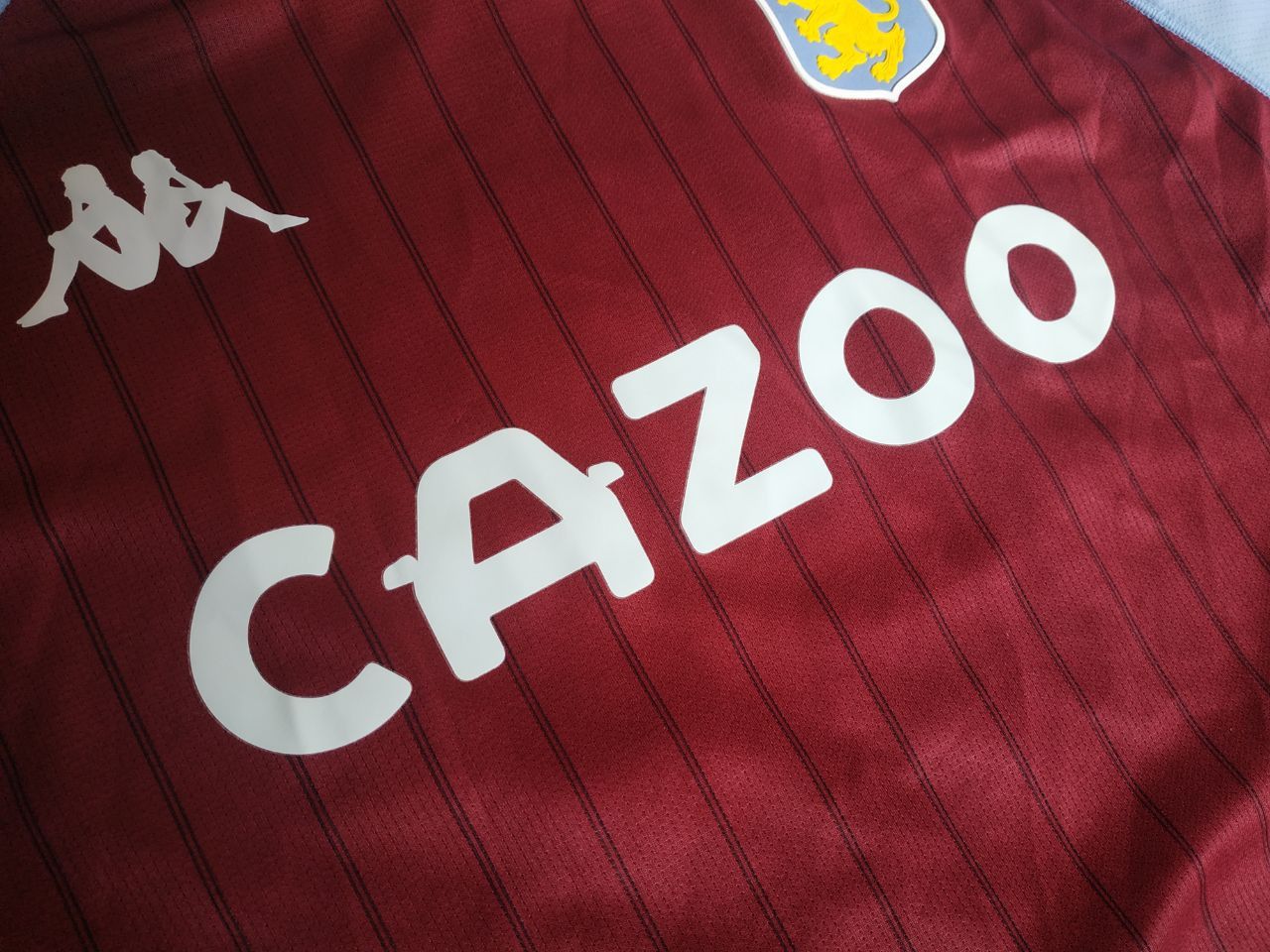 Kappa Kappa Aston Villa 2020 Grealish #10 Kombat Jersey XL Size US XL / EU 56 / 4 - 12 Thumbnail