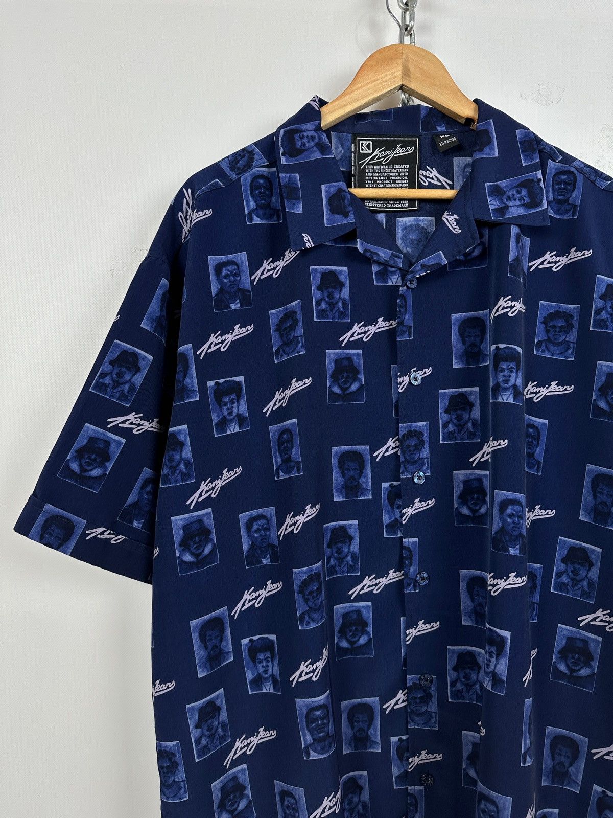 Karl Kani Vintage Karl Kani Jeans Monogram All Over Print Shirt Size US XL / EU 56 / 4 - 4 Thumbnail