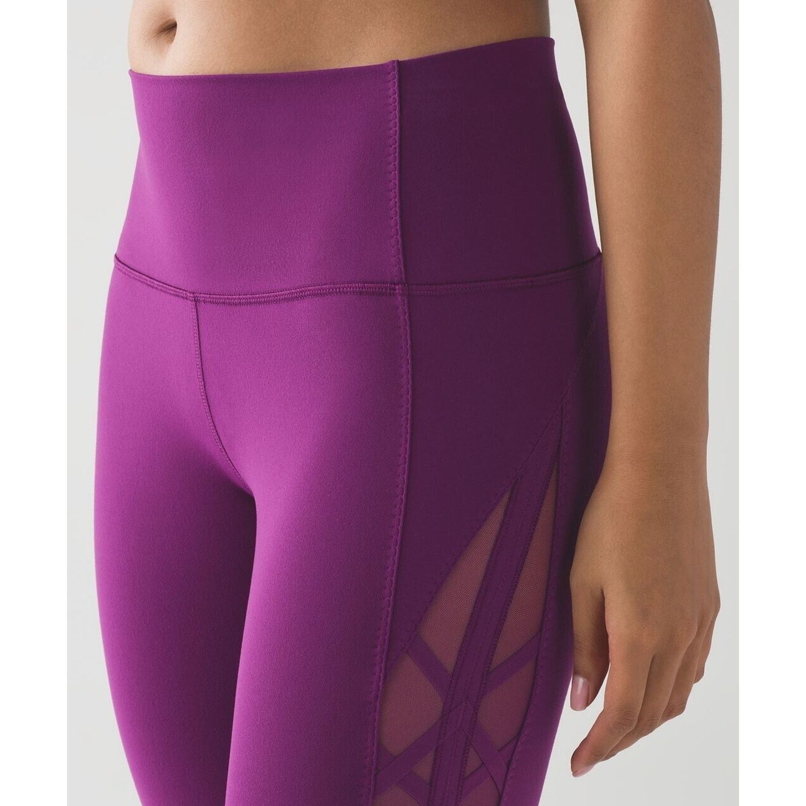 Lululemon Lululemon High Times Rhythm Leggings in Chilled Grape Size 6 Size 28" / US 6 / IT 42 - 6 Thumbnail