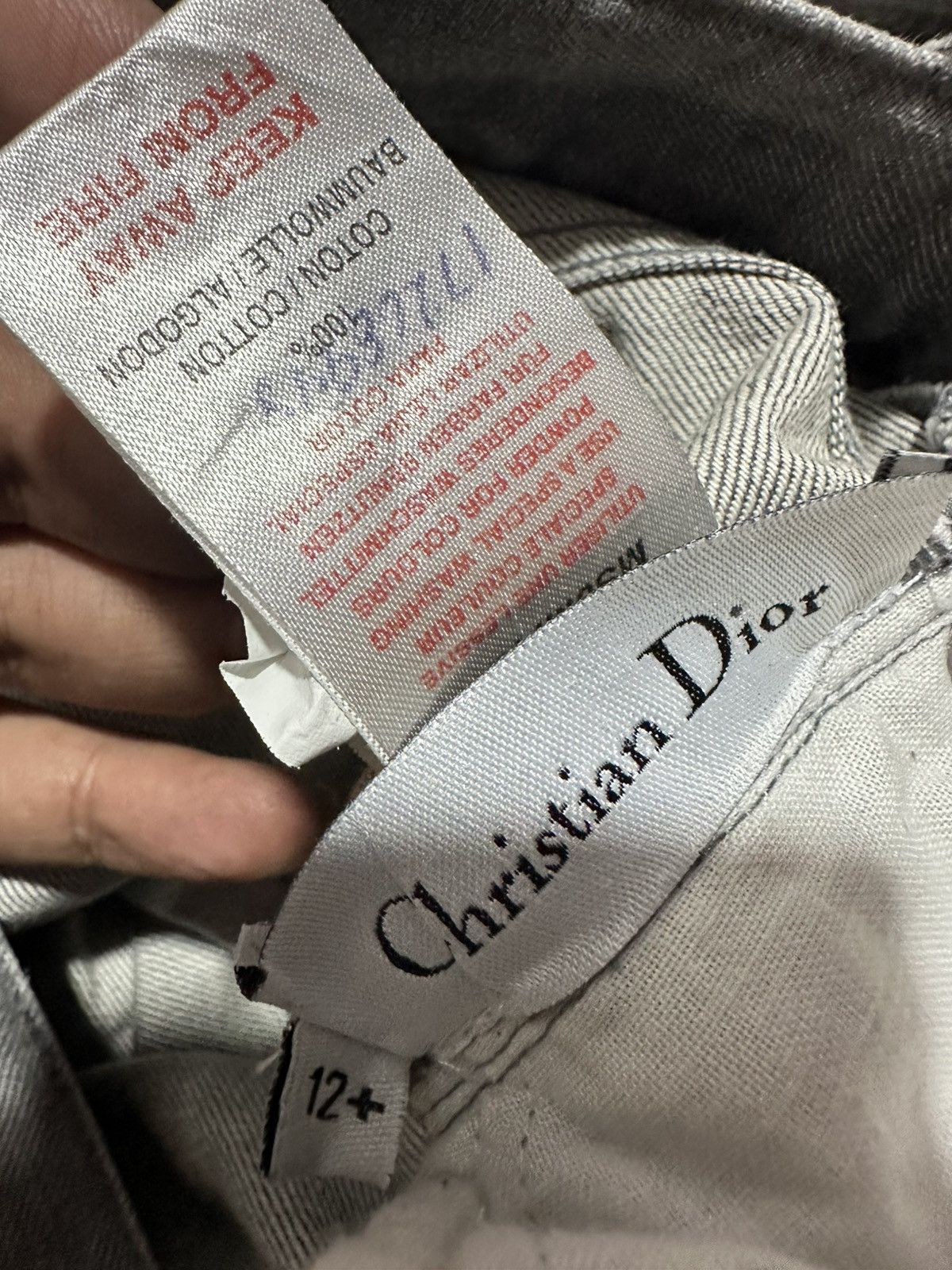 Dior Dior denim pants Size 28" / US 6 / IT 42 - 4 Thumbnail