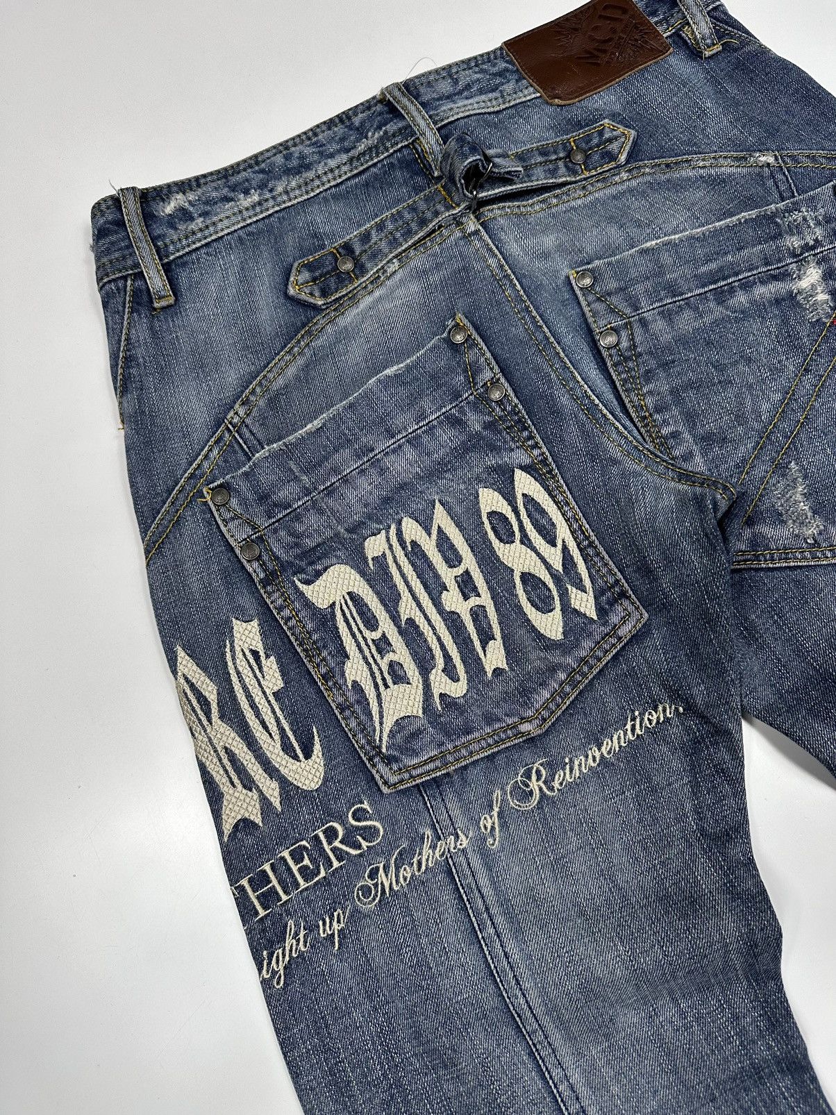 5351 POUR LES HOMMES MCD Denim Jeans Size US 30 / EU 46 - 5 Thumbnail