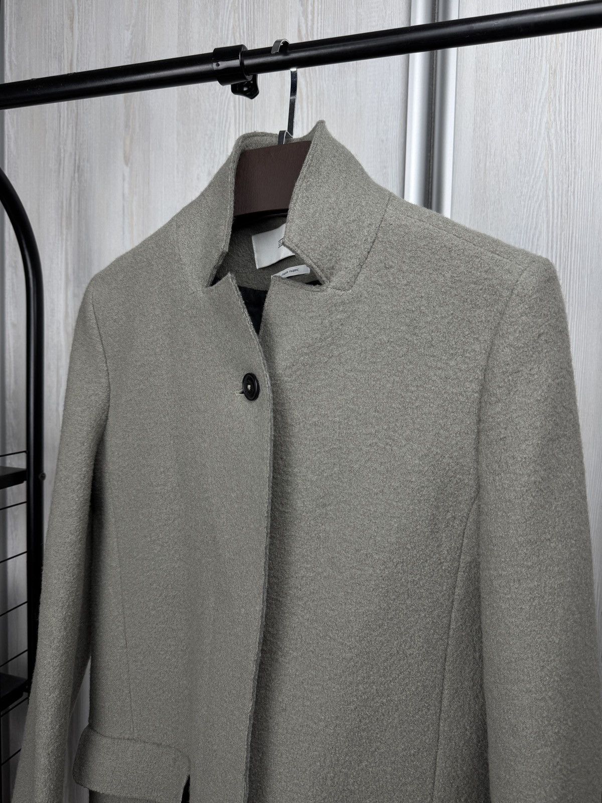 CLOSED Closed Pure Pori Italian Fabric Wool grey coat size M Size M / US 6-8 / IT 42-44 - 4 Thumbnail