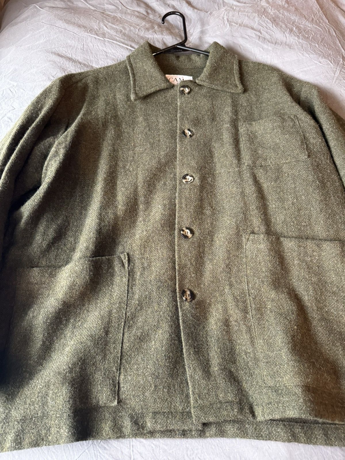 Other CAMO "Tisserand" FW21 chore jacket green wool tweed Size US L / EU 52-54 / 3 - 2 Thumbnail