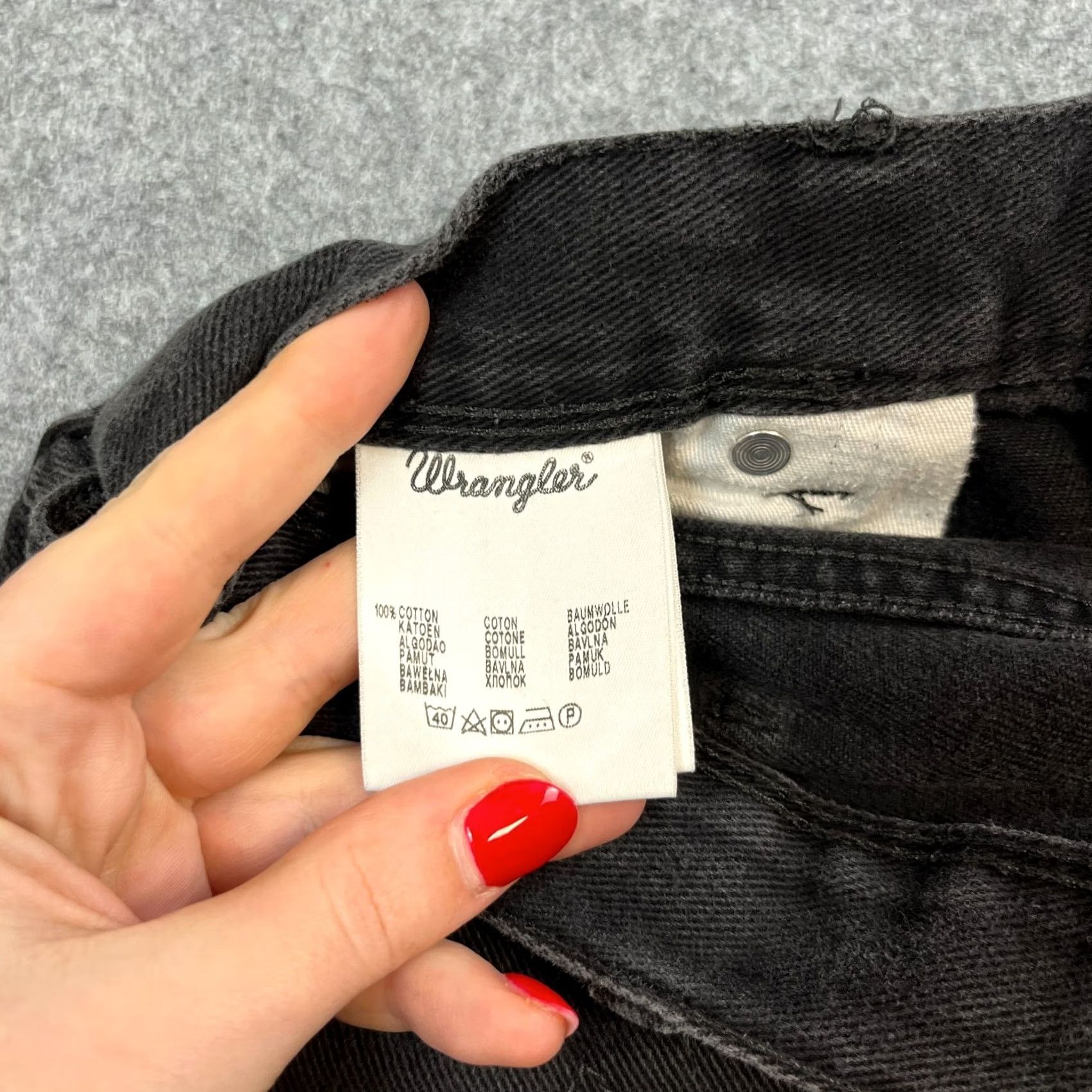 Wrangler VINTAGE Wrangler Jeans Regular Straight 30 30 Dark Black Cowboy Western 100% Cotton Mens Jeans Size US 30 / EU 46 - 7 Thumbnail