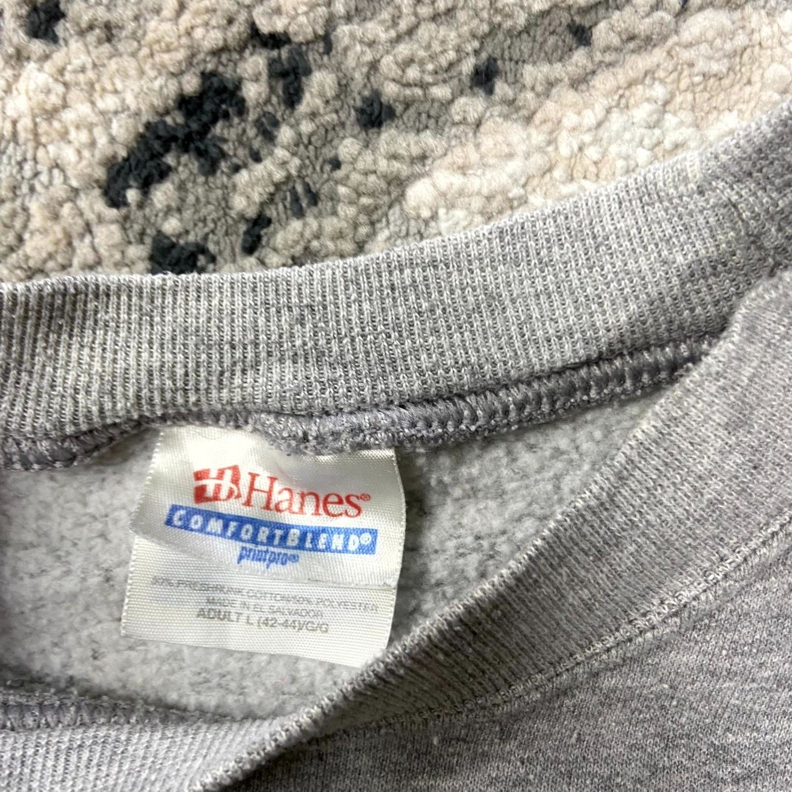 Hanes VTG Hanes Nature Printpro Sweatshirt Sz L Gray Wild Horse Size US L / EU 52-54 / 3 - 5 Thumbnail