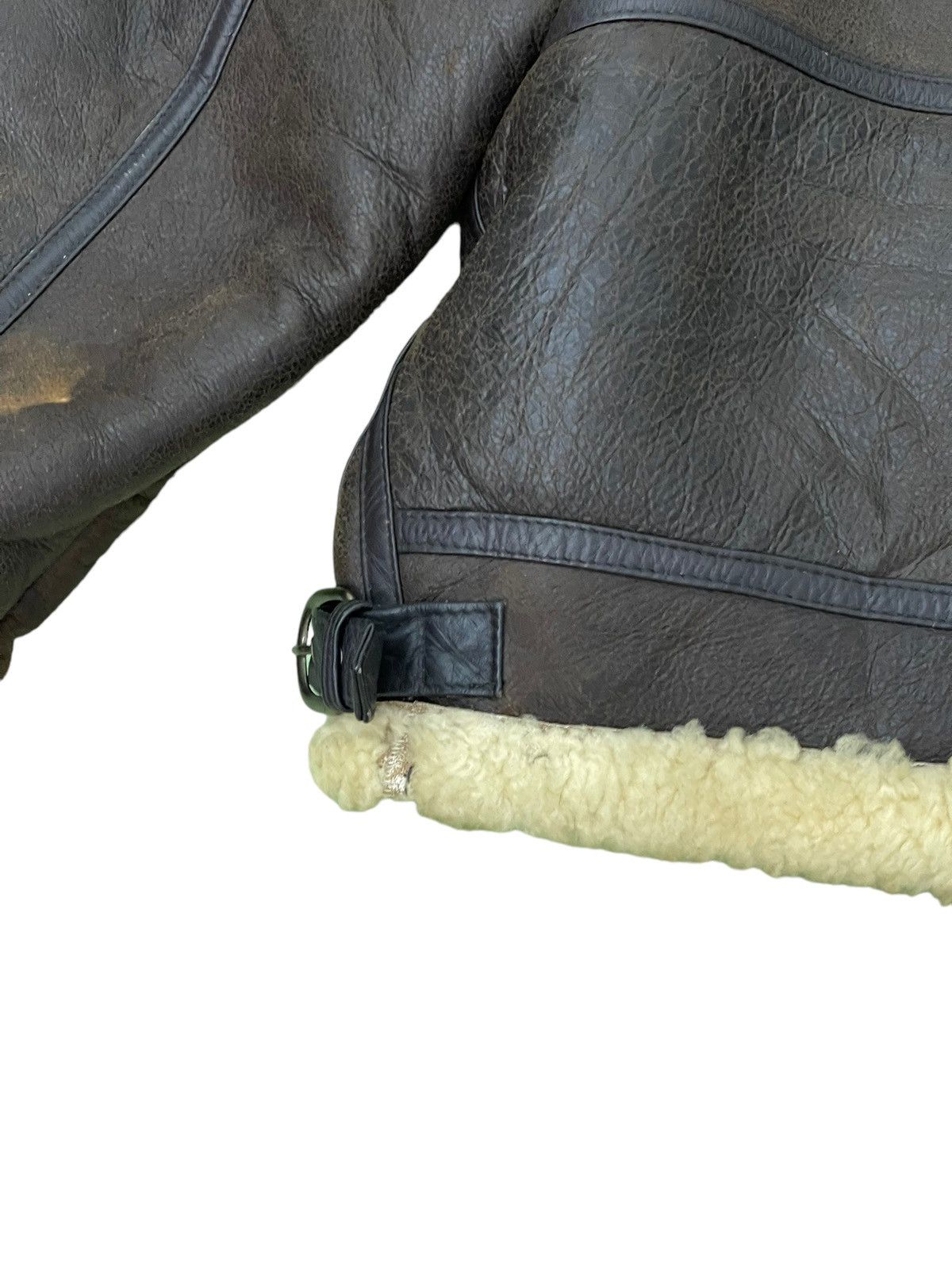 Leather Vtg Type B3 Shearling Beauty Sheepskin Jacket USAF Size US L / EU 52-54 / 3 - 20 Thumbnail