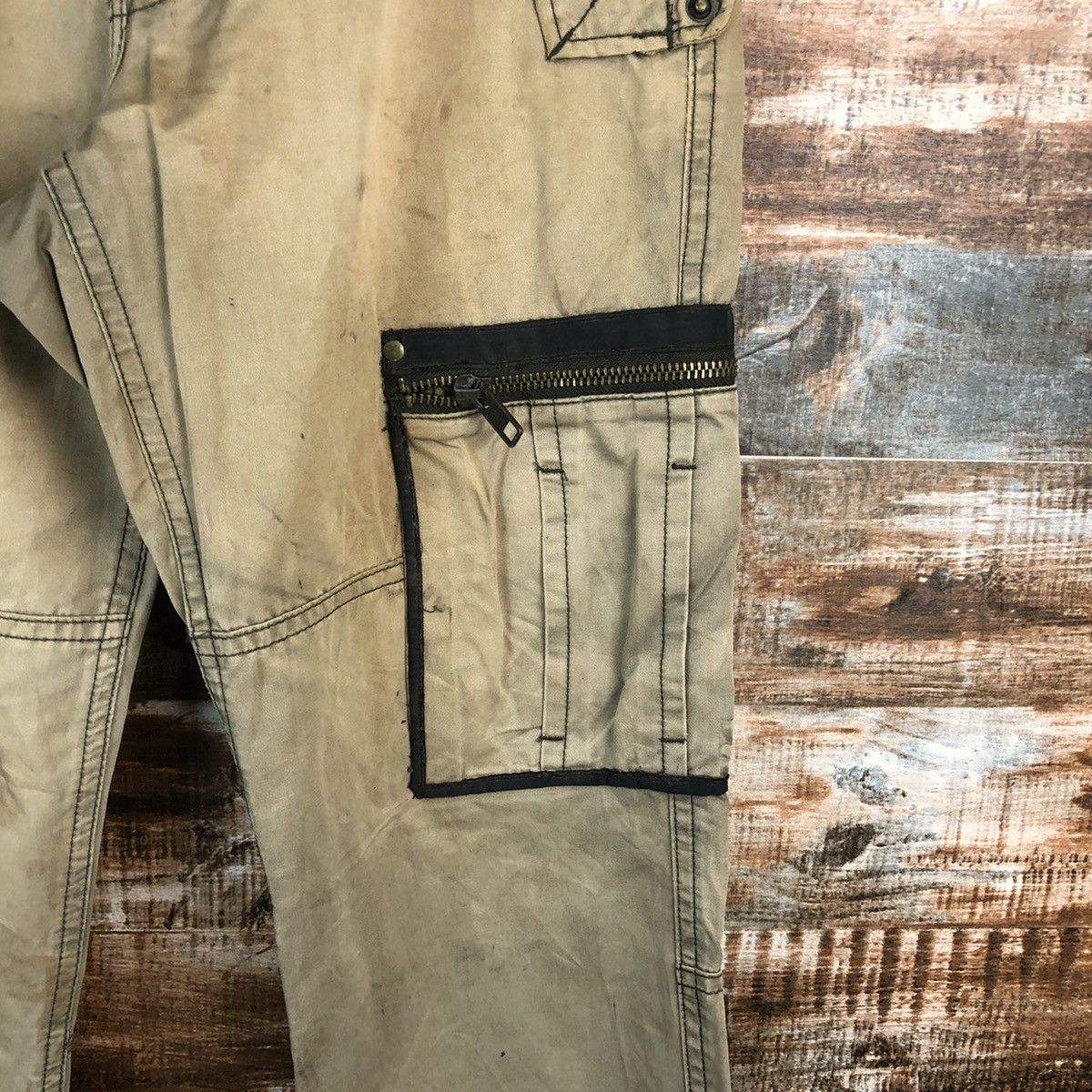 Faded Glory Ikca utility tactical punk Cargo Multipocket Pants #A1399 Size US 31 - 9 Thumbnail