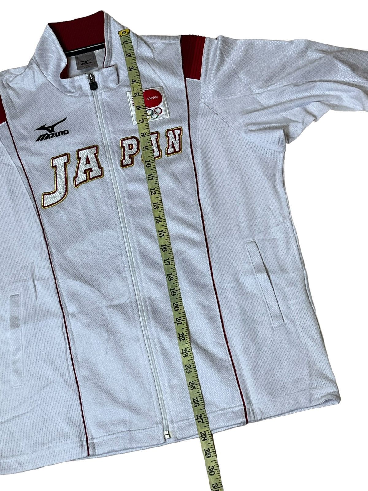 Mizuno RARE🔥MIZUNO JAPAN TEAM ISSUE FOR OLYMPIC BEIJING 2008 JACKET Size US L / EU 52-54 / 3 - 13 Thumbnail