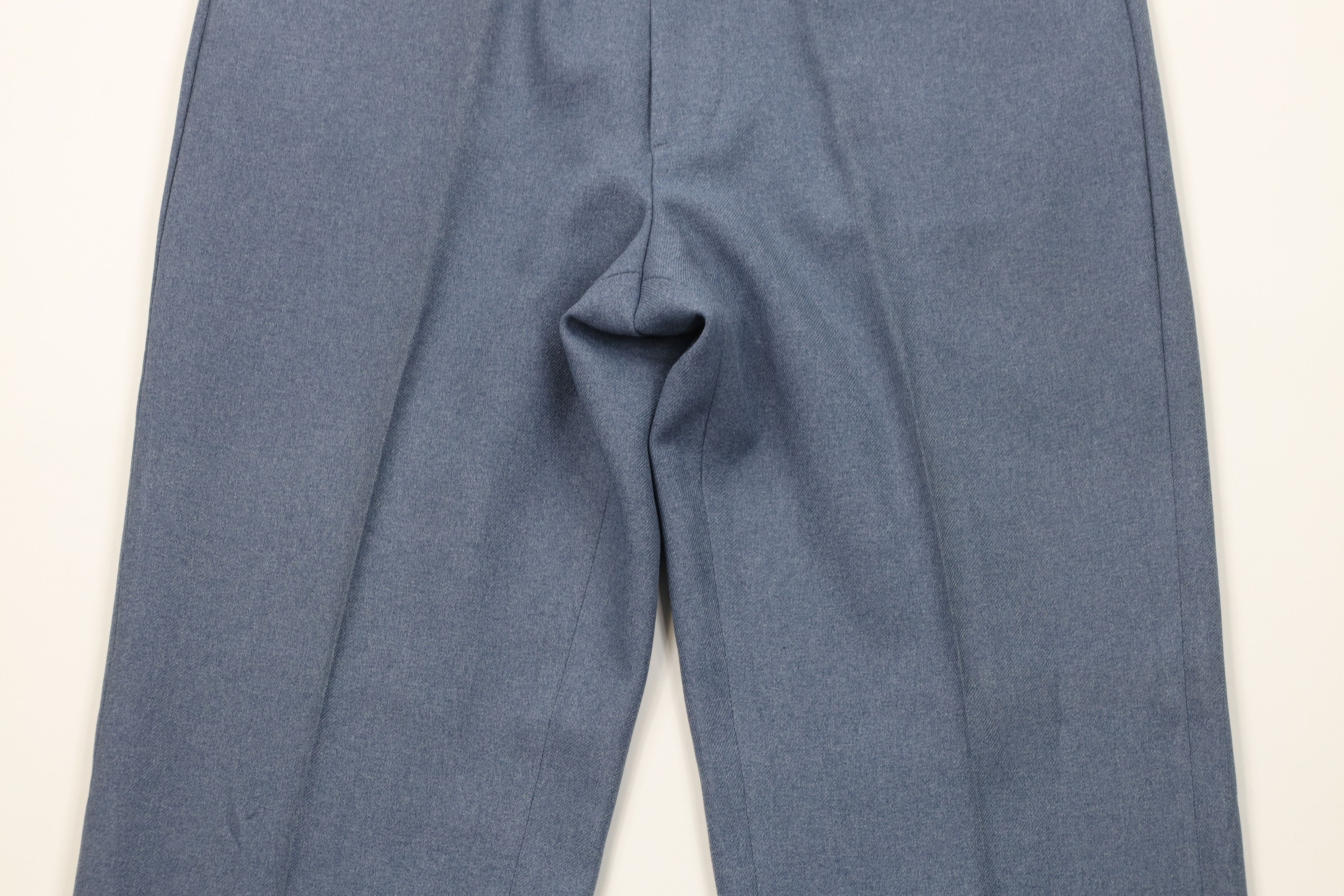 Levi's Vintage 80s Levis Knit Chino Pants Trousers Blue USA Size US 34 / EU 50 - 3 Thumbnail