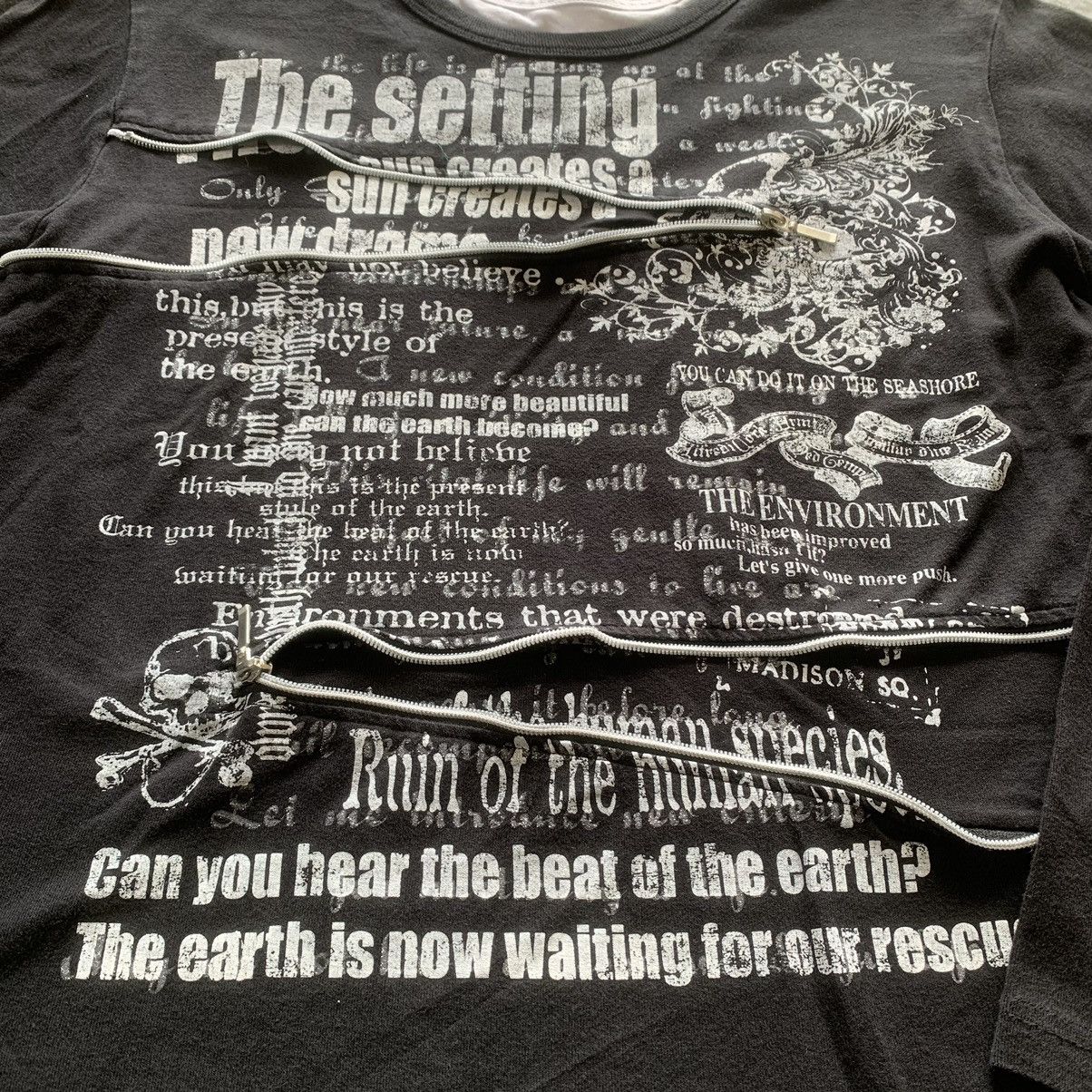 Yasuyuki Ishii Beaumont Carr Zipper Poem tshirt Size US L / EU 52-54 / 3 - 2 Thumbnail