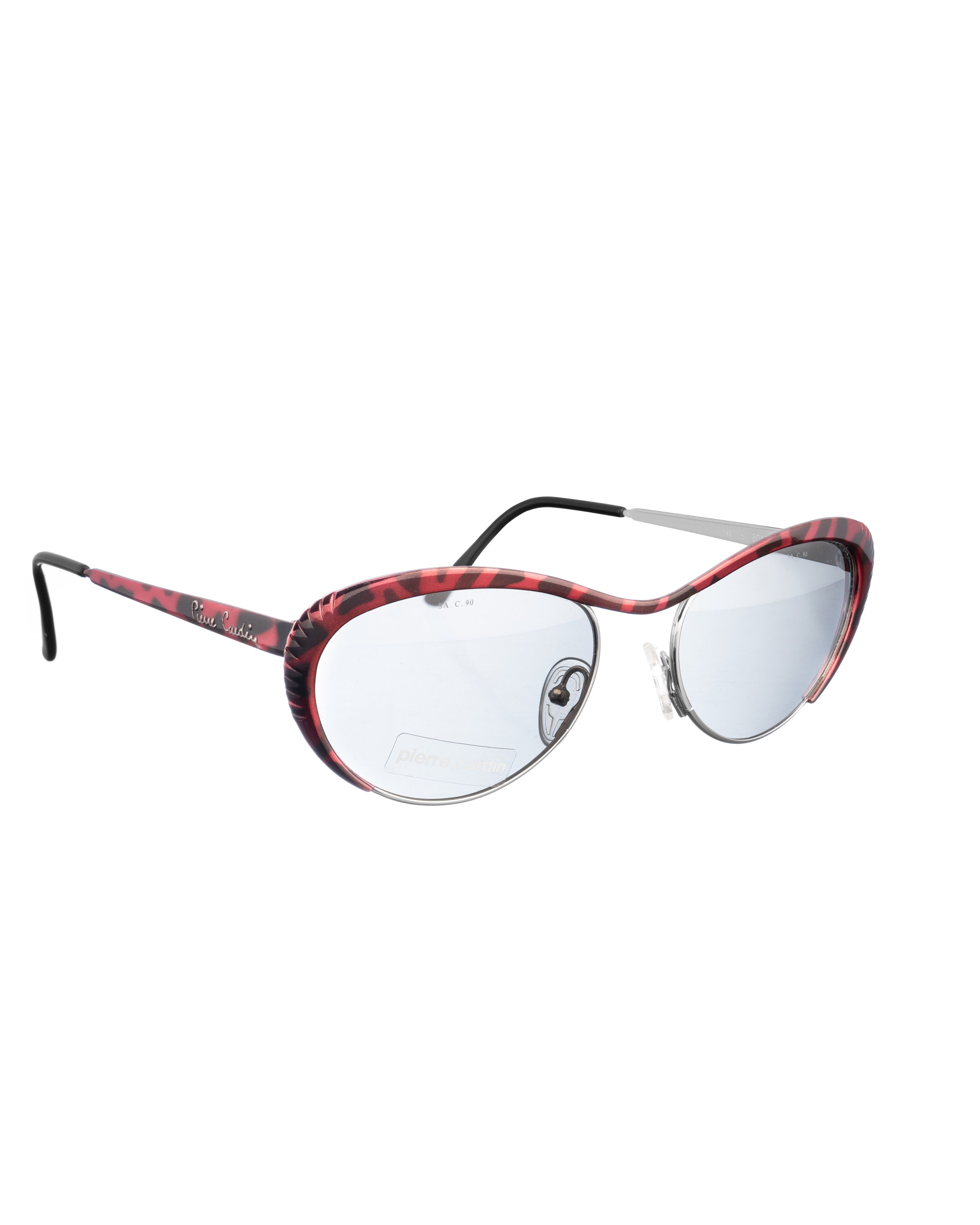 Pierre Cardin Pierre Cardin 00s Pink Leopard Cat Eye Sunglasses Size ONE SIZE - 1 Thumbnail