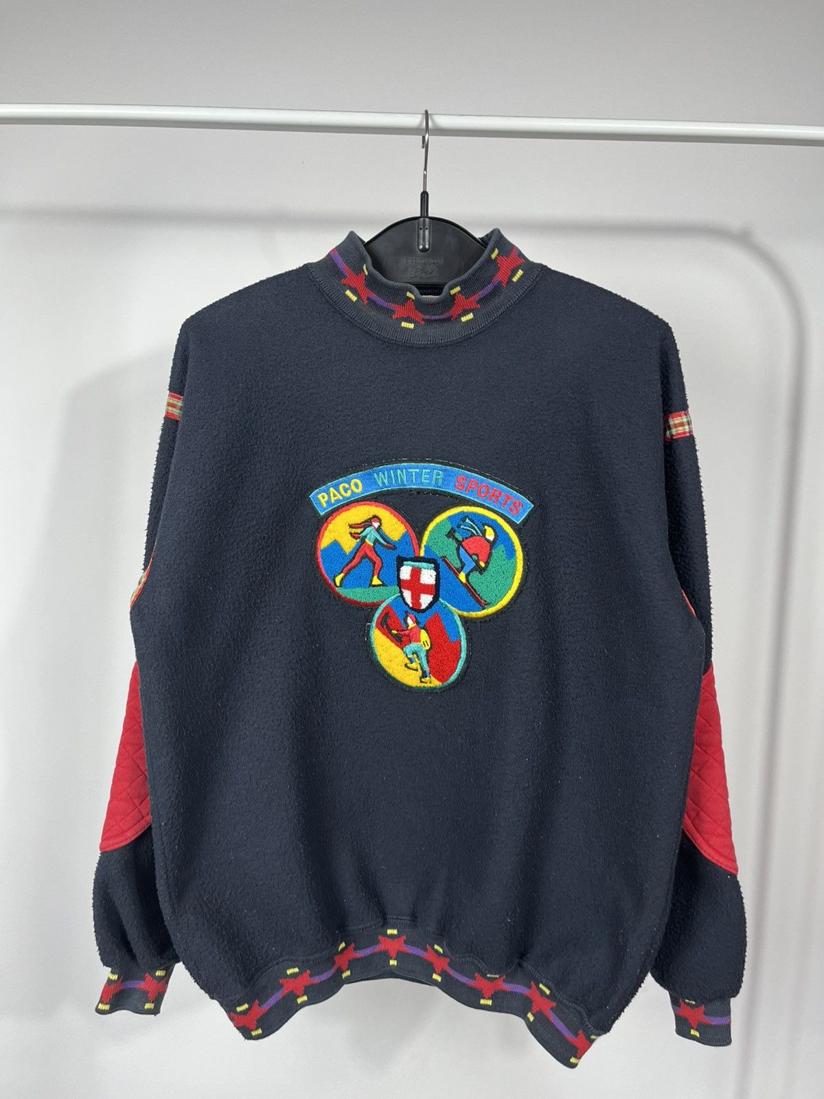 Other Vintage Paco Winter Sports Fleece Sweatshirt Navy Size S Size US S / EU 44-46 / 1 - 2 Thumbnail