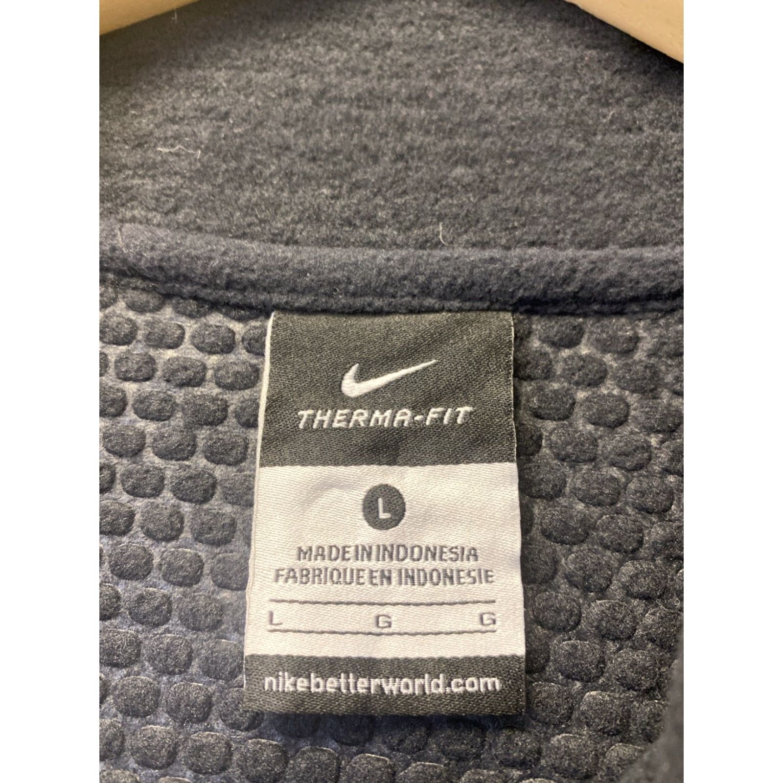 Nike Nike Long Sleeve Fleece Embroidered Logo 1/4 Zip Pullover Shirt L Black Mens Athletic Nike Athletic Logo 90s Size US L / EU 52-54 / 3 - 5 Thumbnail
