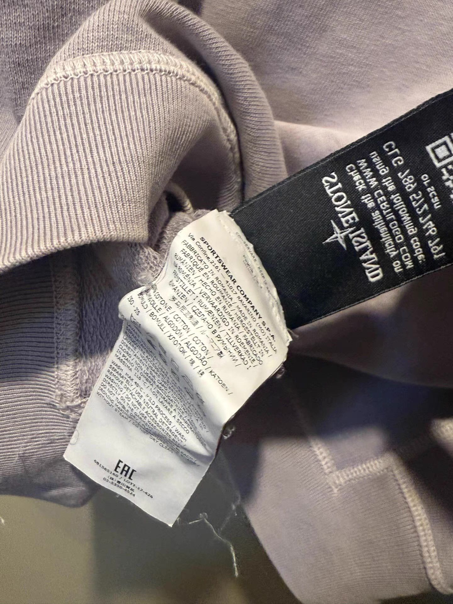 Stone Island Stone Island Washed Grey Sleeve BadgeStandCollar Jacket Ｑ20 Size US L / EU 52-54 / 3 - 5 Thumbnail