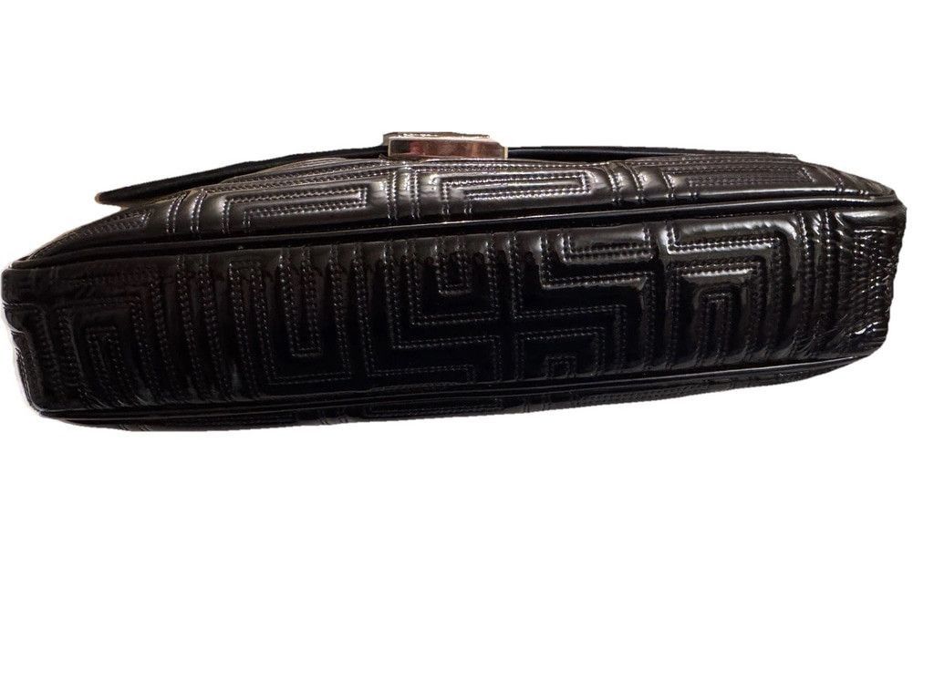 Versace Gianni Versace Couture Quilted Patent Leather Shoulder Bag Size ONE SIZE - 13 Thumbnail