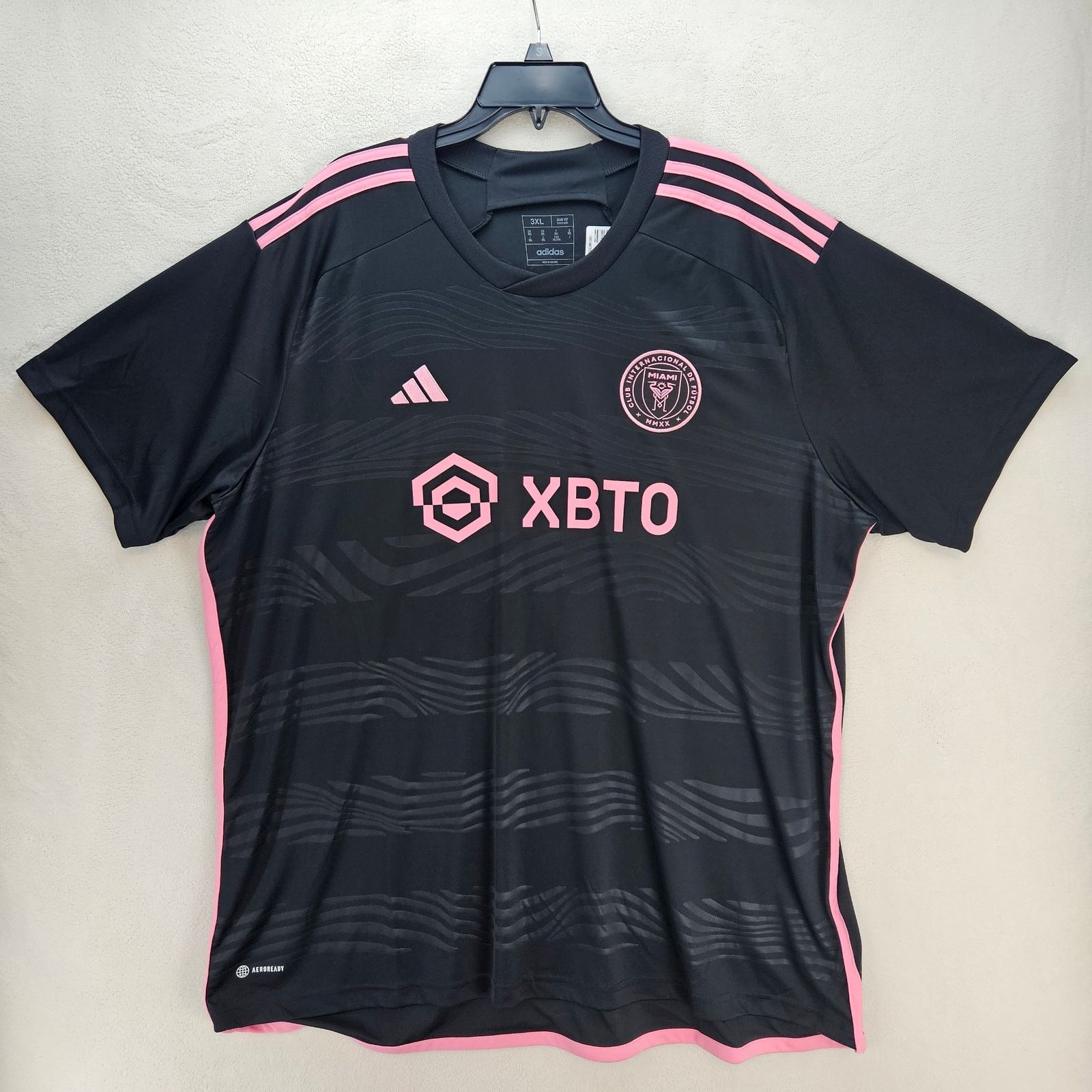 Adidas ADIDAS X MIAMI FOOTBALL CLUB MEN'S 3XL BLACK PINK JERSEY Size US XXL / EU 58 / 5 - 1 Thumbnail