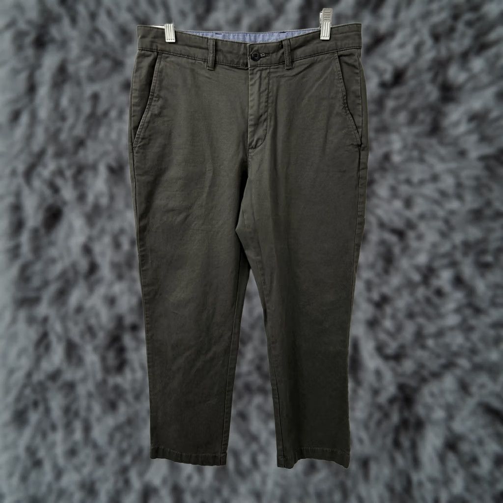 Vintage L.L.Bean Khakis Pants Mens Gray 32x28 Standard Fit Chino Stretch Size US 32 / EU 48 - 1 Thumbnail