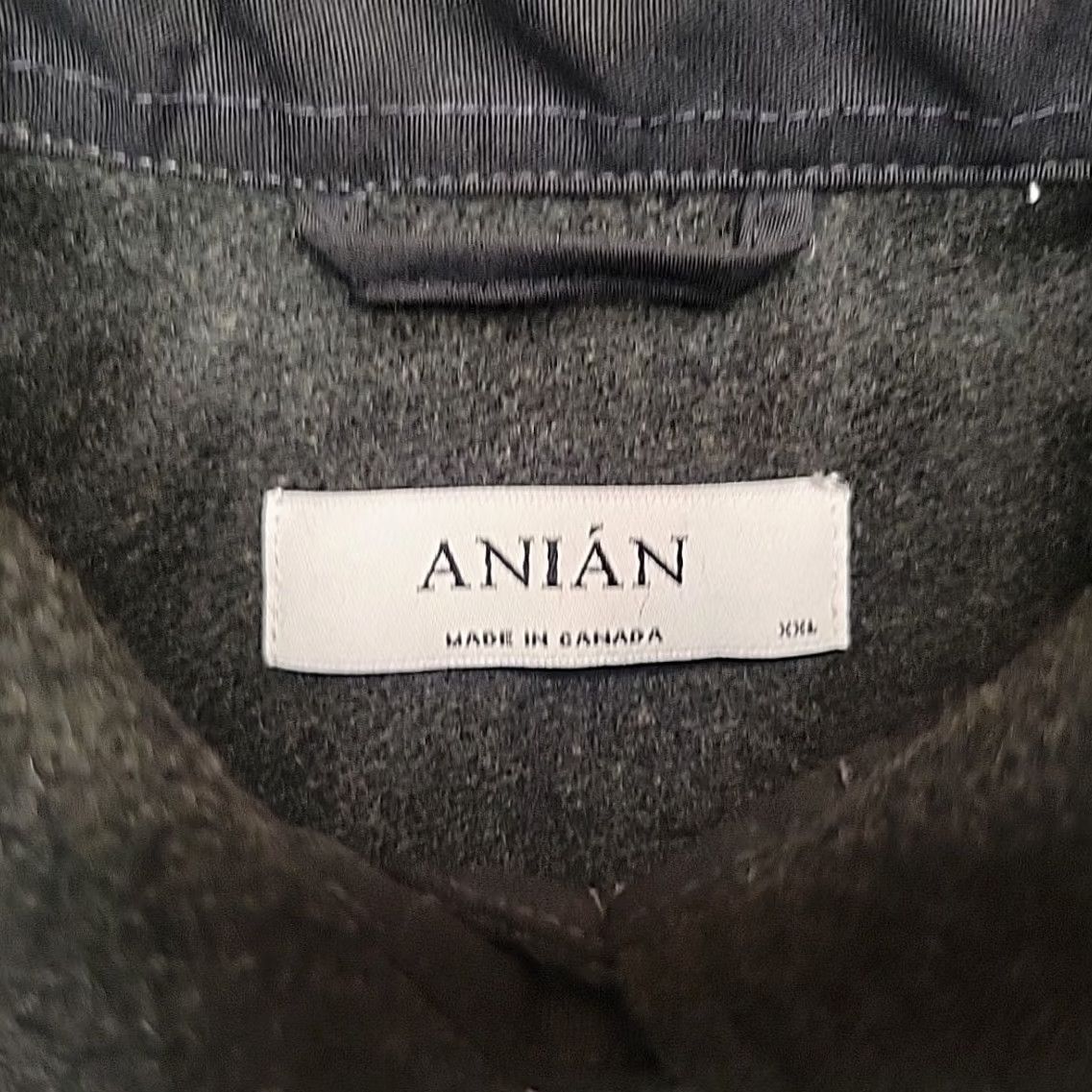 Olive Anian Shirt Womens 2XL Olive Wool Relaxed Lightweight Melton Made in Canada NEW Shirt Women's 2XL Olive Wool Melton Canada NEW Size XXL / US 16-18 / IT 52-54 - 5 Thumbnail