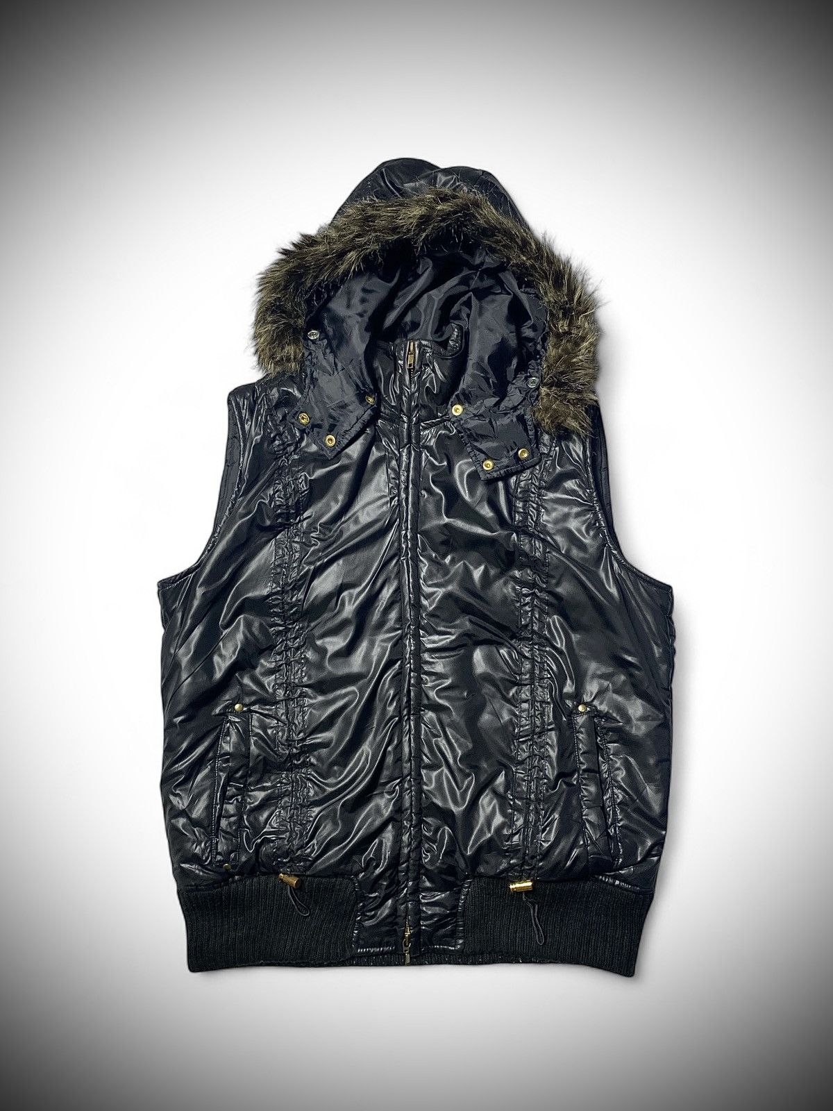 Japanese Brand Cornflake Vest Fur Style Size US L / EU 52-54 / 3 - 1 Thumbnail