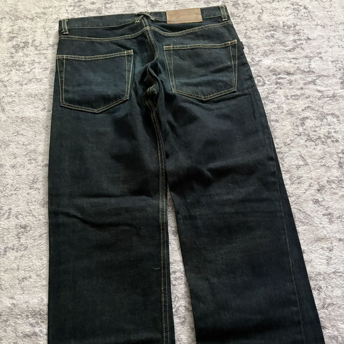 Beauty Beast Beauty:Beast Cross Arrow Print Denim Jeans Dark Green | 3 Size US 32 / EU 48 - 9 Thumbnail