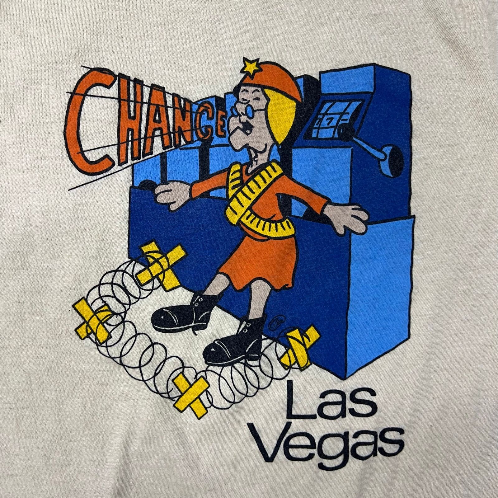 Vintage Vintage 70s Las Vegas Slot Machine Change Granny T Shirt M Size US M / EU 48-50 / 2 - 4 Thumbnail