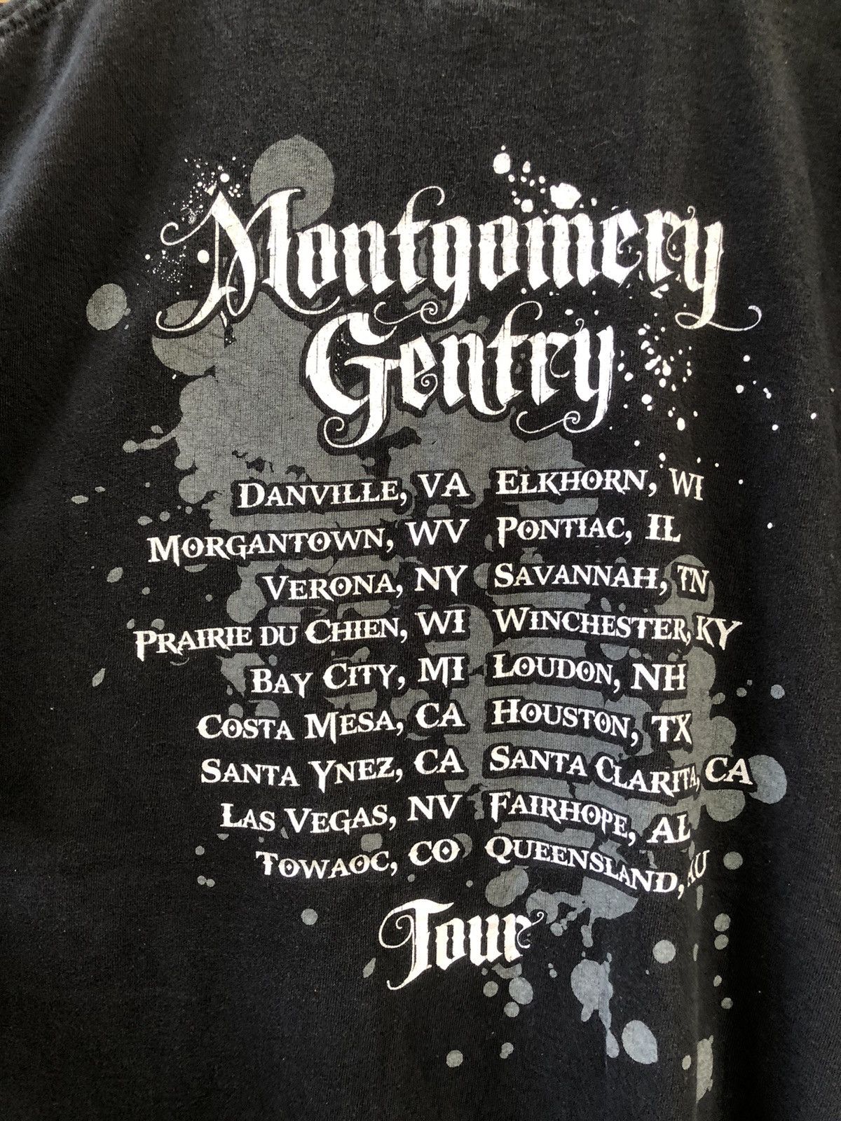 Band Tees × Vintage Vintage Y2K American Country Montgomery Gentry Tour Tee Size US XL / EU 56 / 4 - 15 Thumbnail