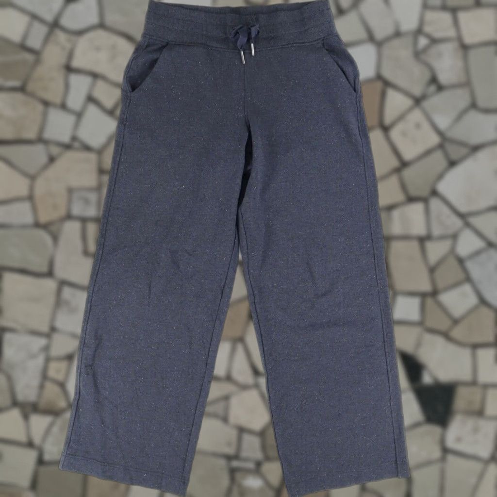Athleta Athleta Balance Wide Leg Tencel Fleece Athletic Pants Gray Women's M Size 32" / US 10 / IT 46 - 1 Thumbnail