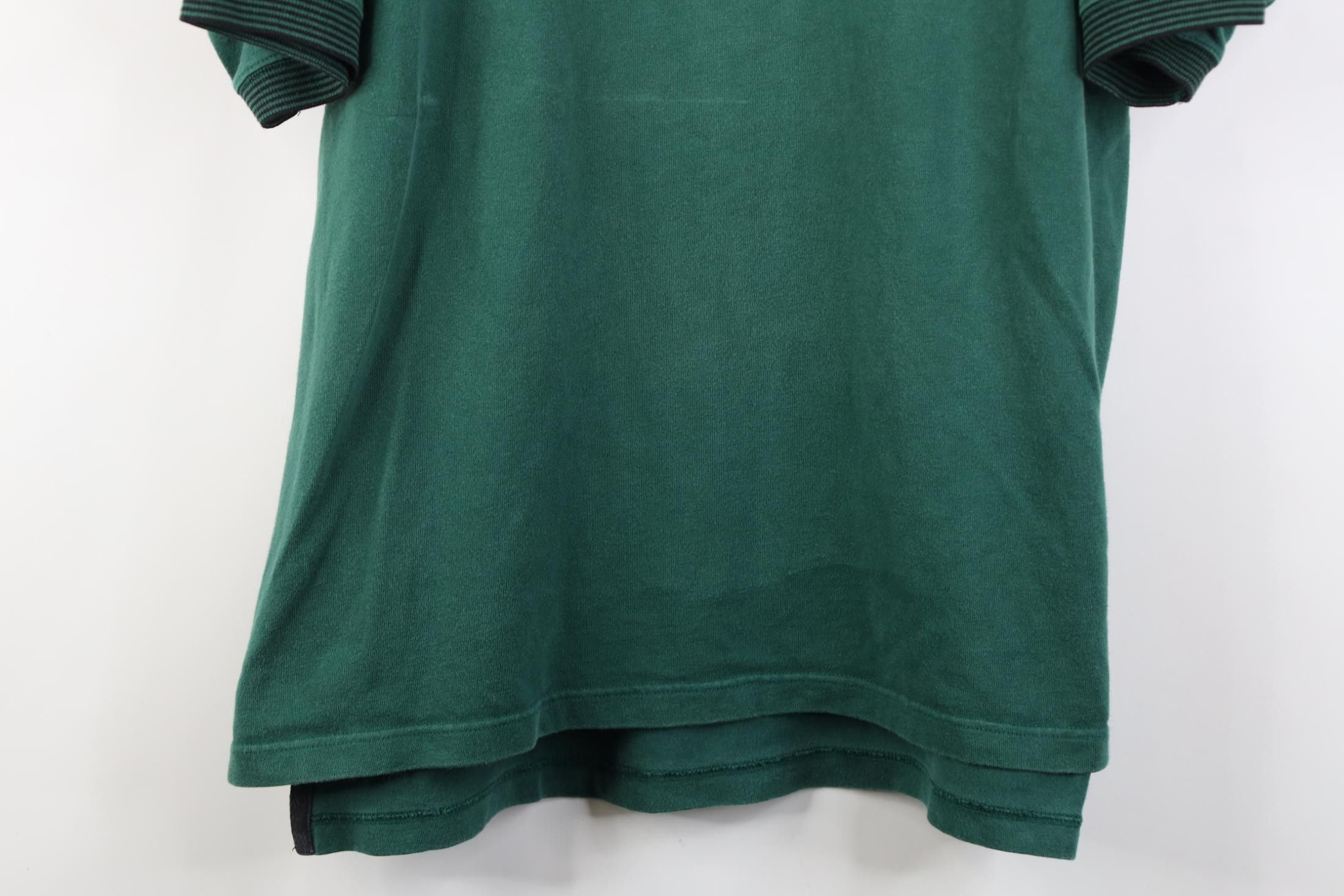 Adidas Vintage 90s Adidas Baggy Collared Golf Polo Shirt Green Size US L / EU 52-54 / 3 - 3 Thumbnail