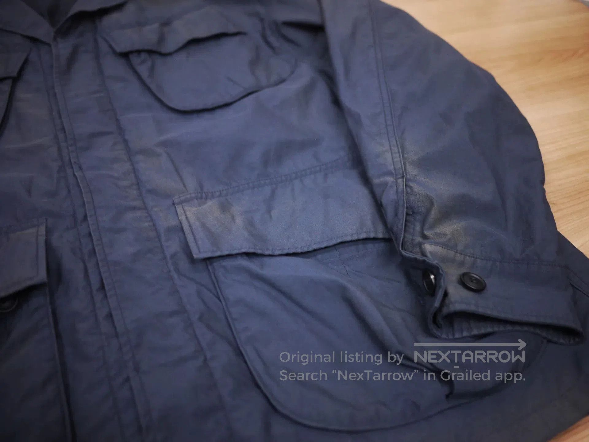 Visvim visvim tropical combat jacket in navy. Size US L / EU 52-54 / 3 - 3 Thumbnail