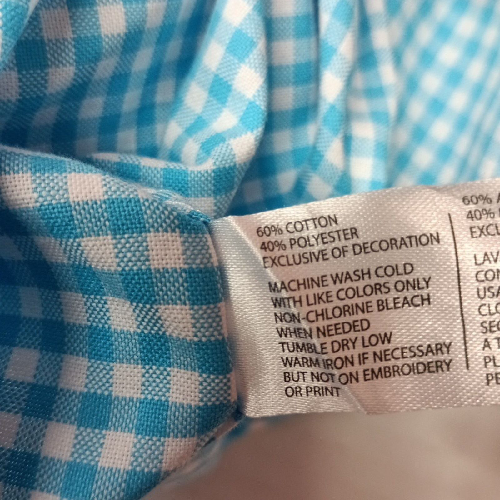U.S. Polo Assn. U.S. Polo Assn. Button Woven Shirt Men's L Blue White Check Size US L / EU 52-54 / 3 - 8 Thumbnail