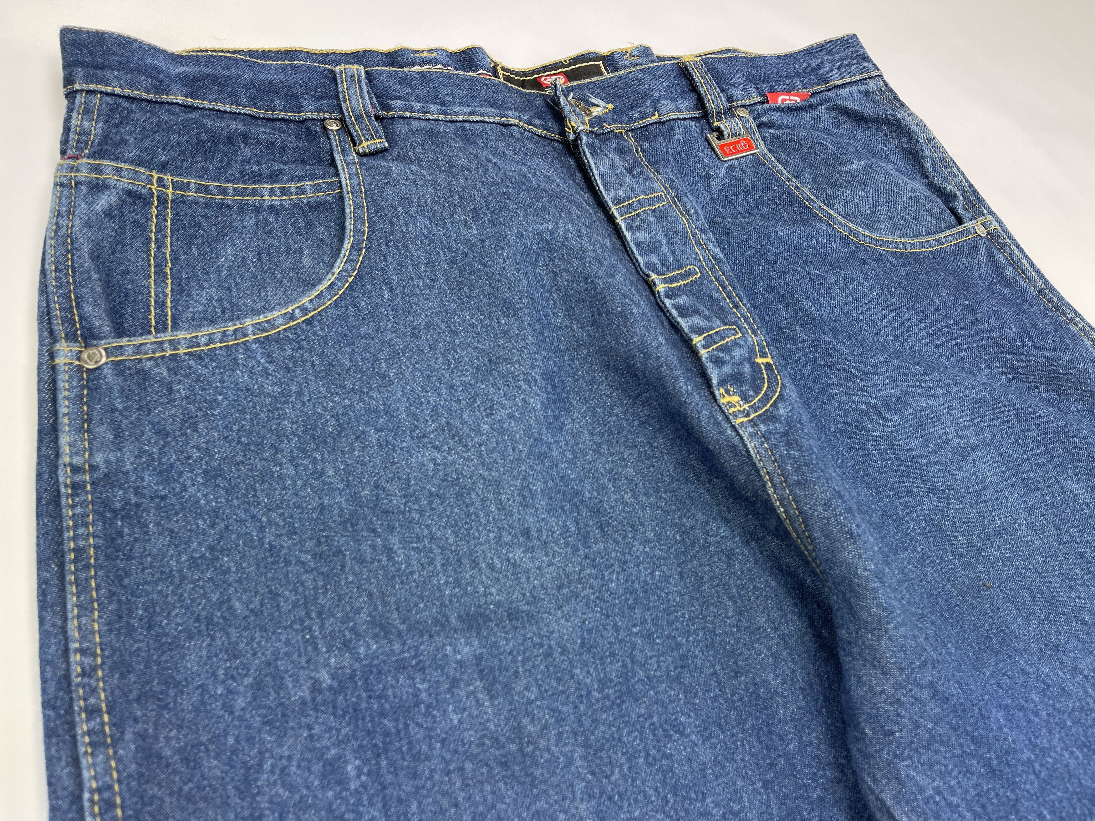Ecko Unltd. Ecko Unltd jeans, baggy, vintage 90s hip hop skater Y2K W 36 Size US 36 / EU 52 - 11 Thumbnail