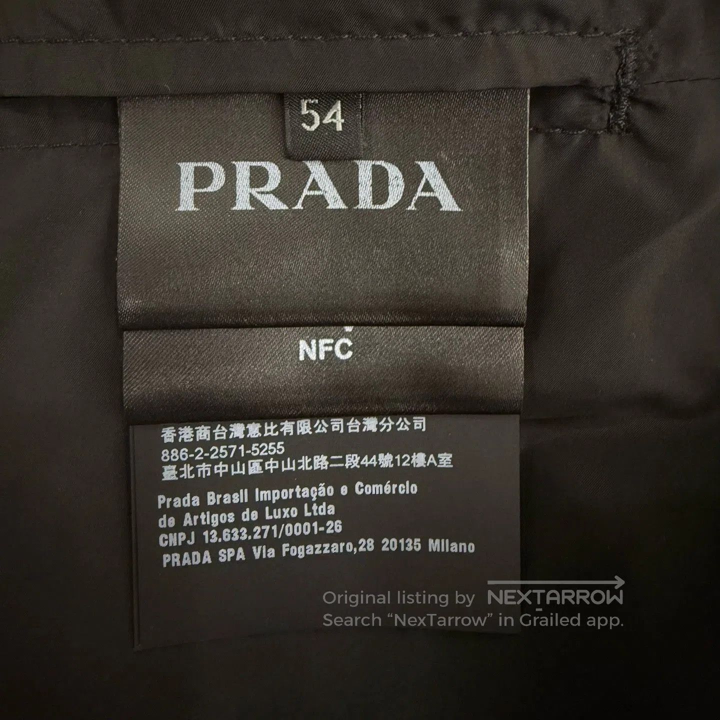 Prada Prada FW24 Metal Triangle Stand Collar Jacket. Size US L / EU 52-54 / 3 - 5 Thumbnail