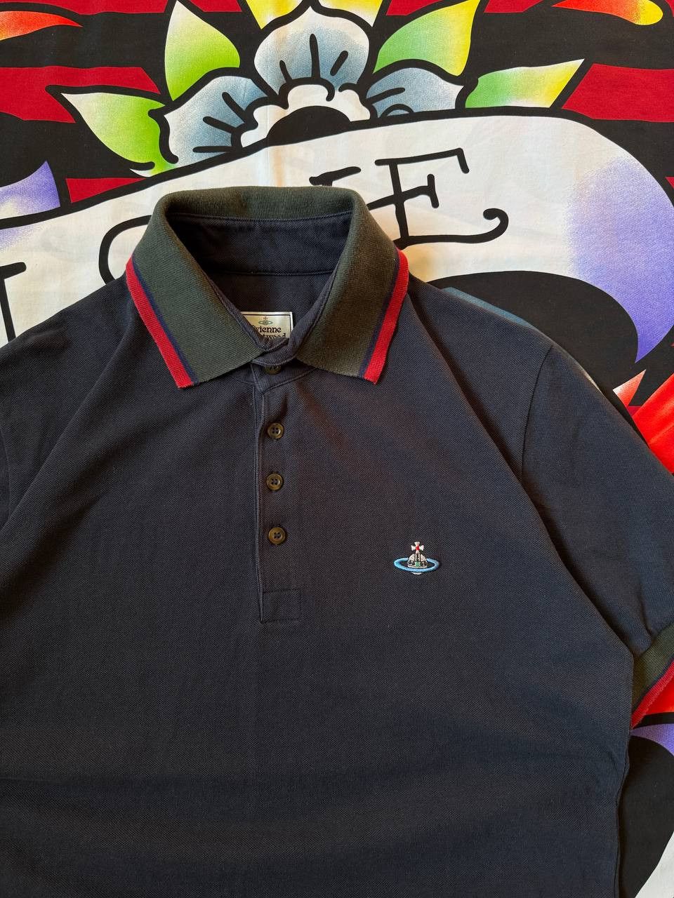 Vivienne Westwood Vivienne Westwood polo shirt in navy Size L Size US L / EU 52-54 / 3 - 2 Thumbnail