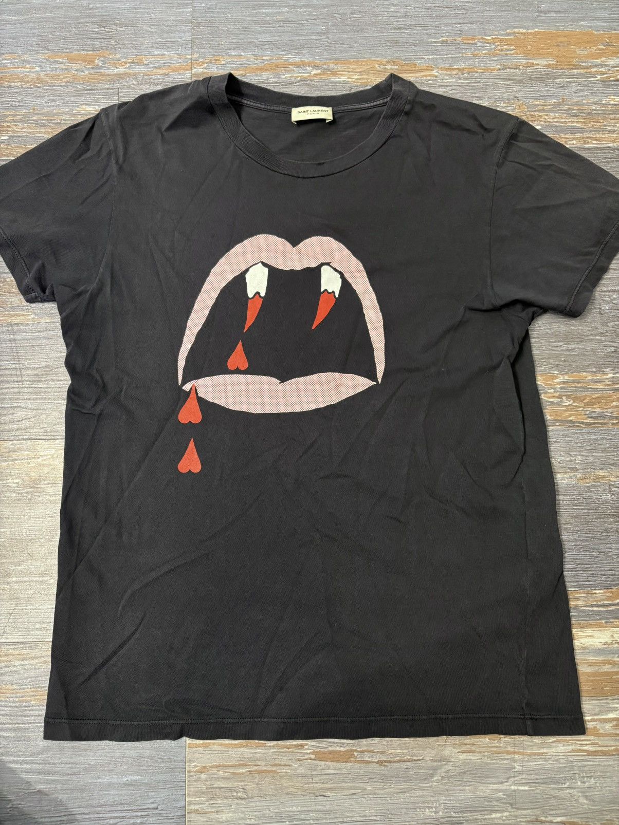 Saint Laurent Paris Blood Luster Tee | Grailed