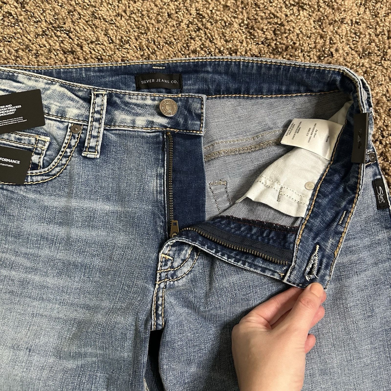 Other Silver Zac Relaxed Fit Shorts W 30 / L 12.5 - NWT! Size US 30 / EU 46 - 6 Thumbnail