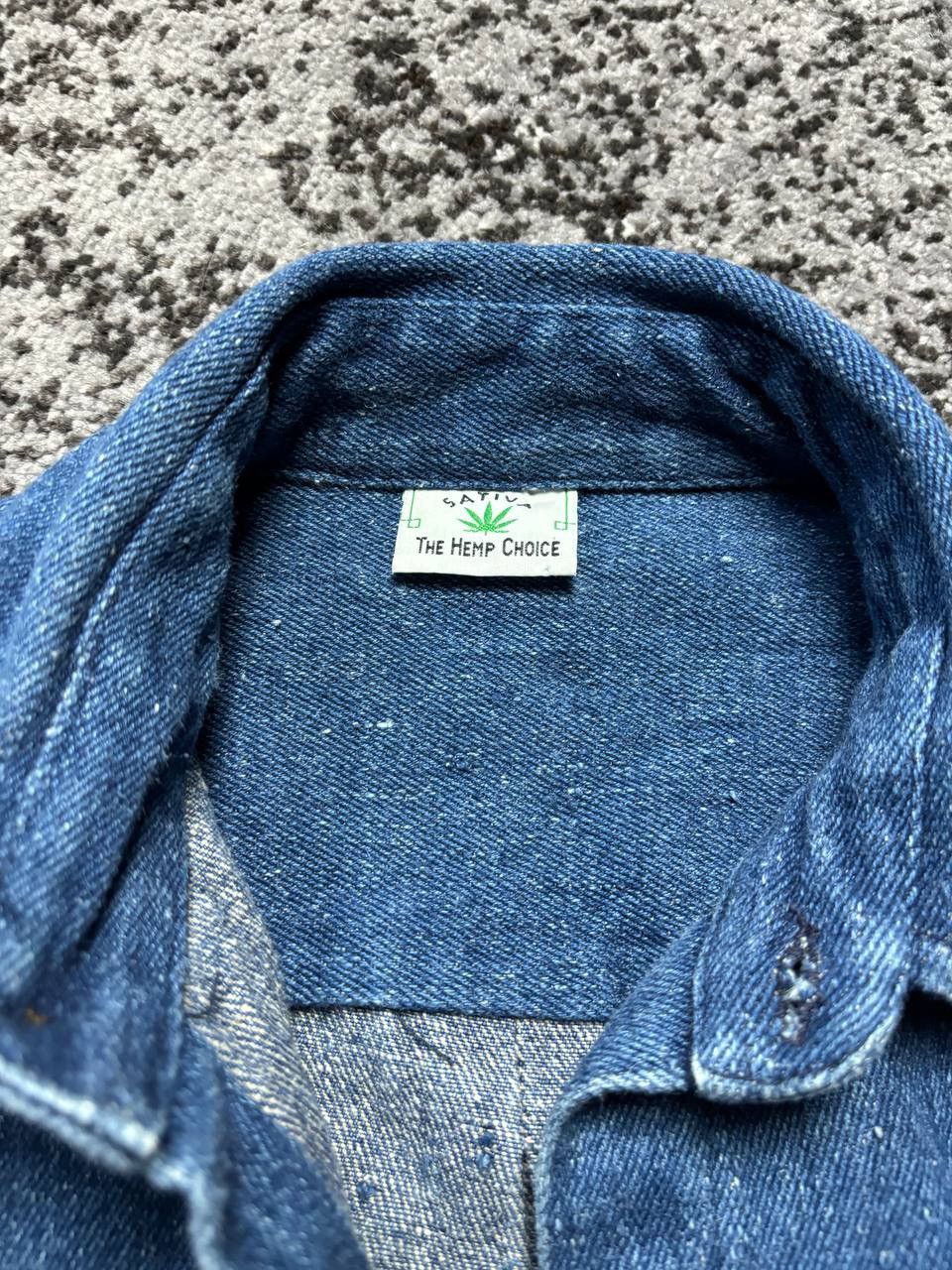 Japanese Brand × Vintage Vintage Y2K Sativa The Hemp Choice Denim Workwear Jacket Size US M / EU 48-50 / 2 - 4 Thumbnail